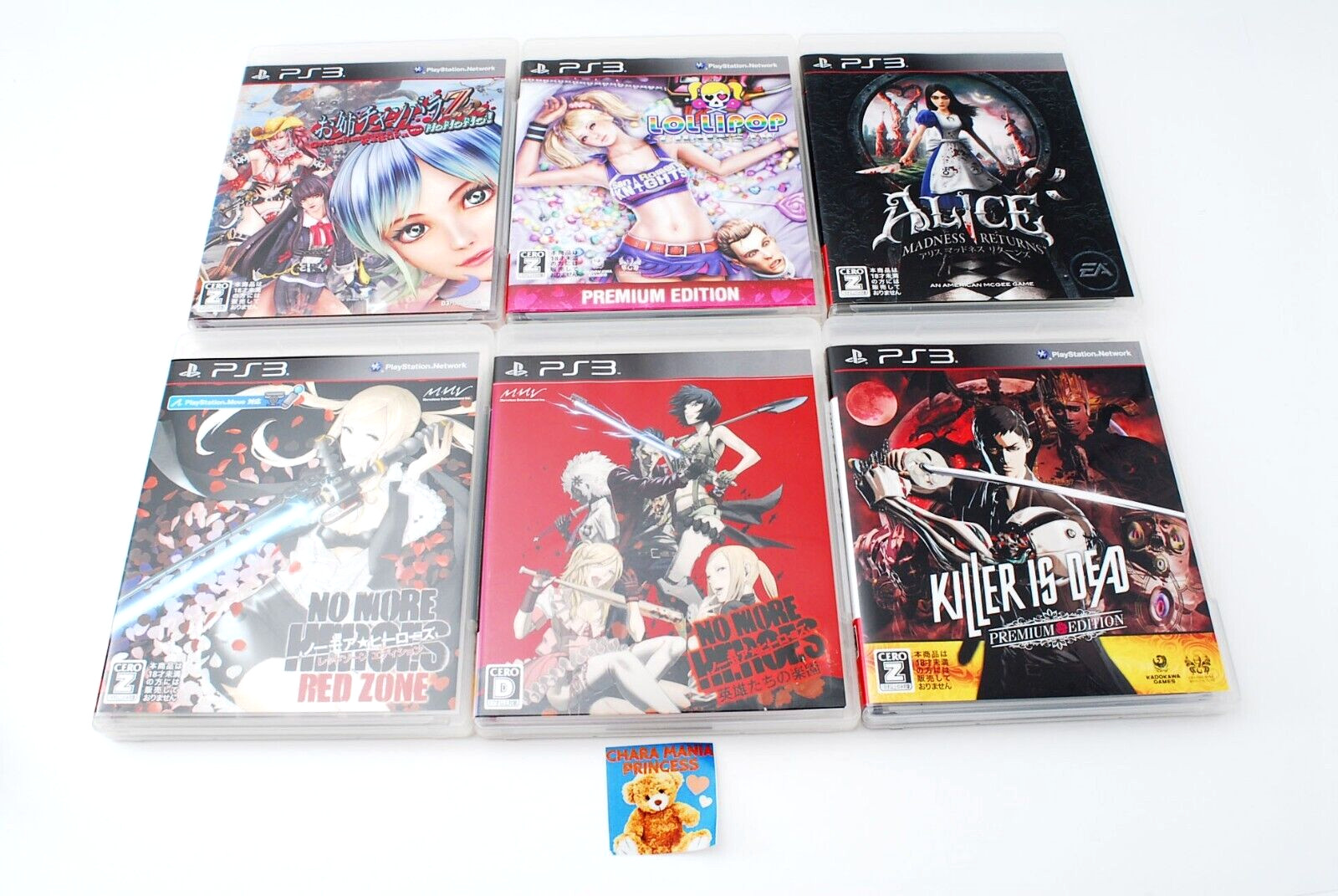 Sony PS3 Lollipop Chainsaw Premium Edition Onechanbara No More Heroes 6games JP