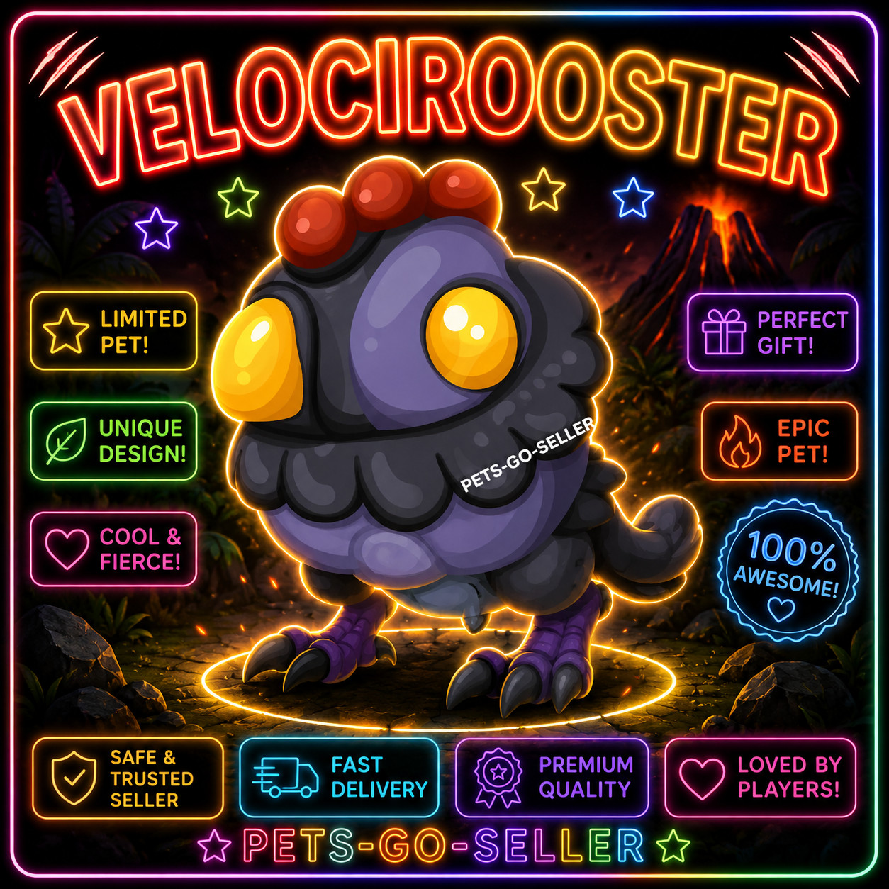 VELOCIROOSTER (VERY CHEAP) ADOPT A PET FROM ME – CHEAPEST ON EBAY
