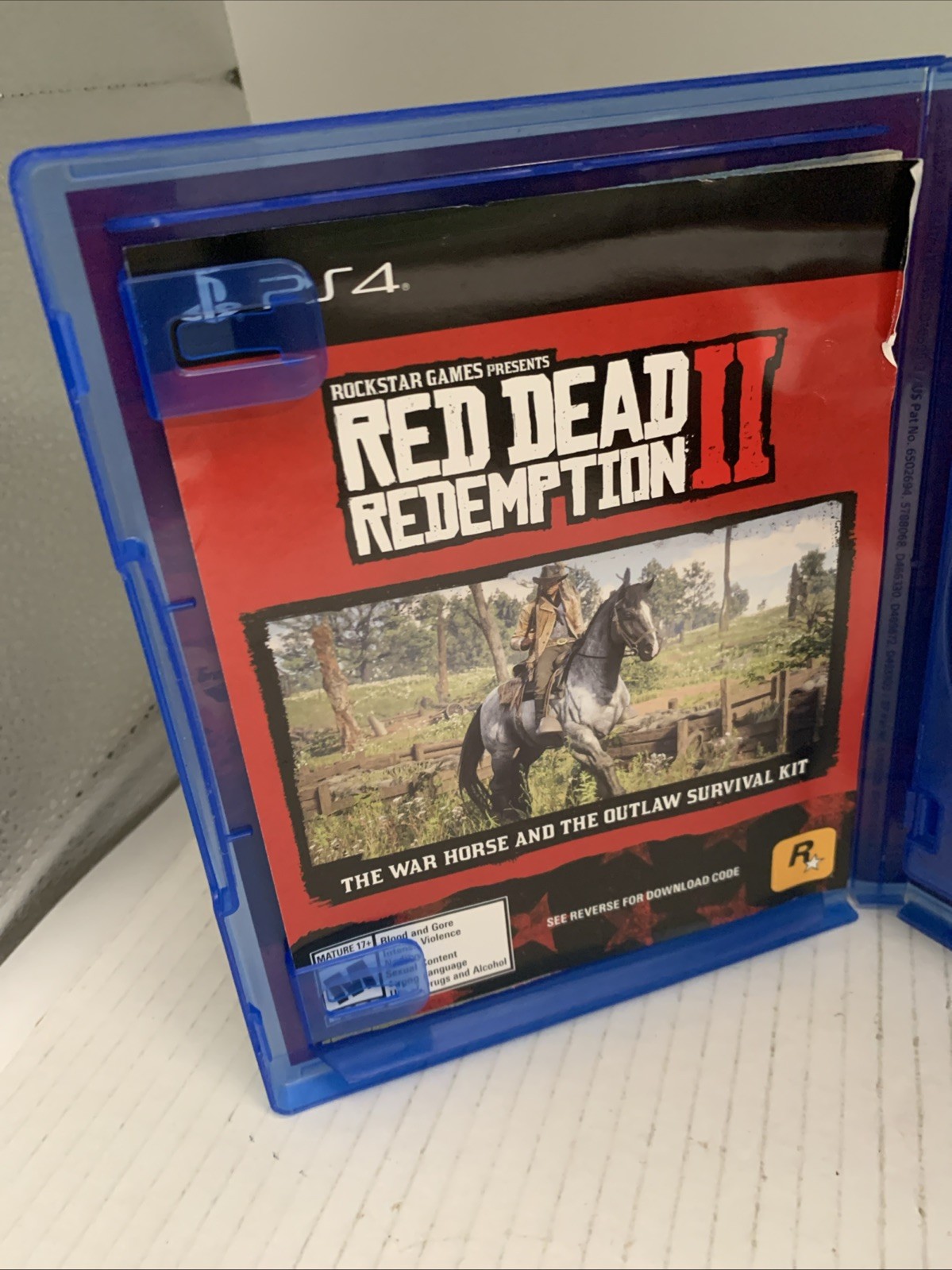 Mint Discs Red Dead Redemption 2 (Sony PlayStation 4 PS4, 2018) Includes Poster