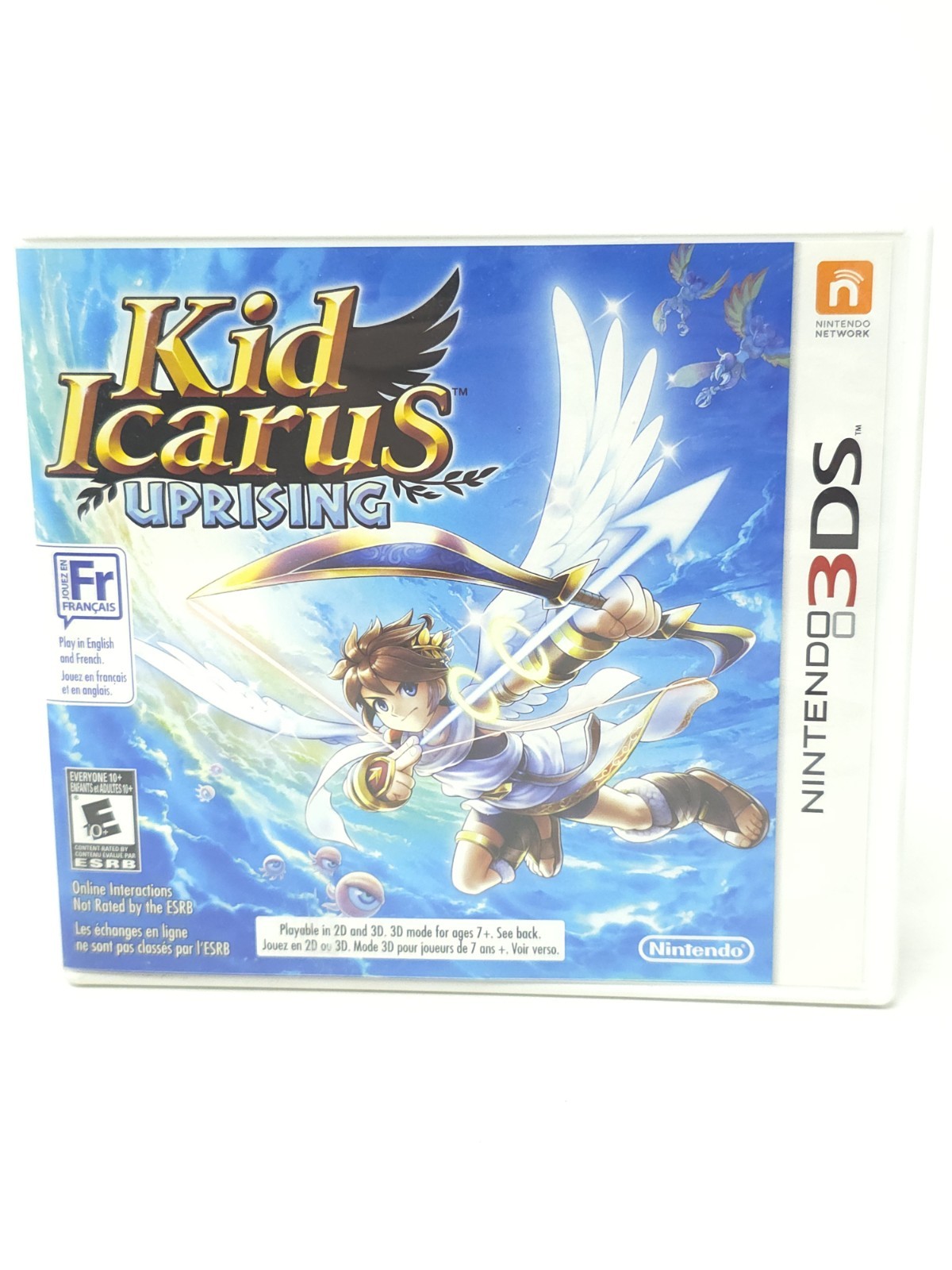 Kid Icarus Uprising Nintendo 3DS Includes Game Case Manual Insert And Cartridge