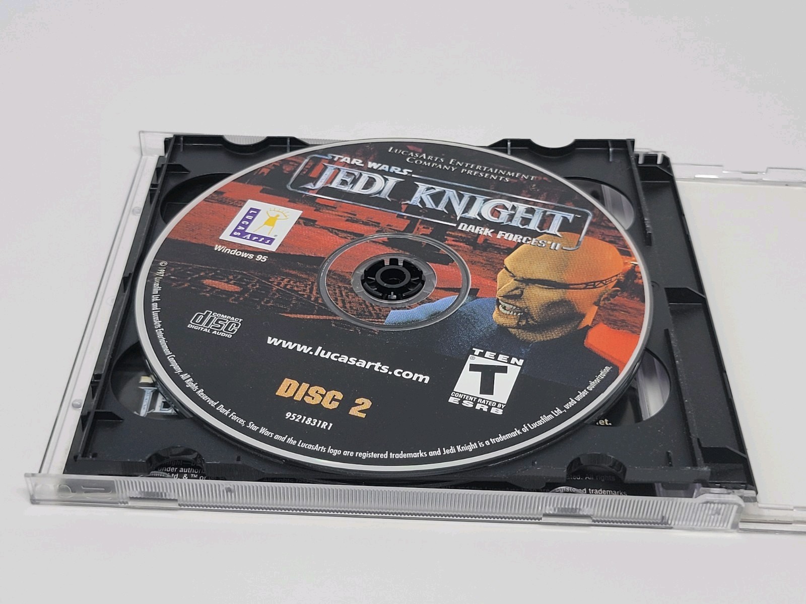 Star Wars Jedi Knight: Jedi Academy & Dark Forces 2 PC Computer Game Lot Tested