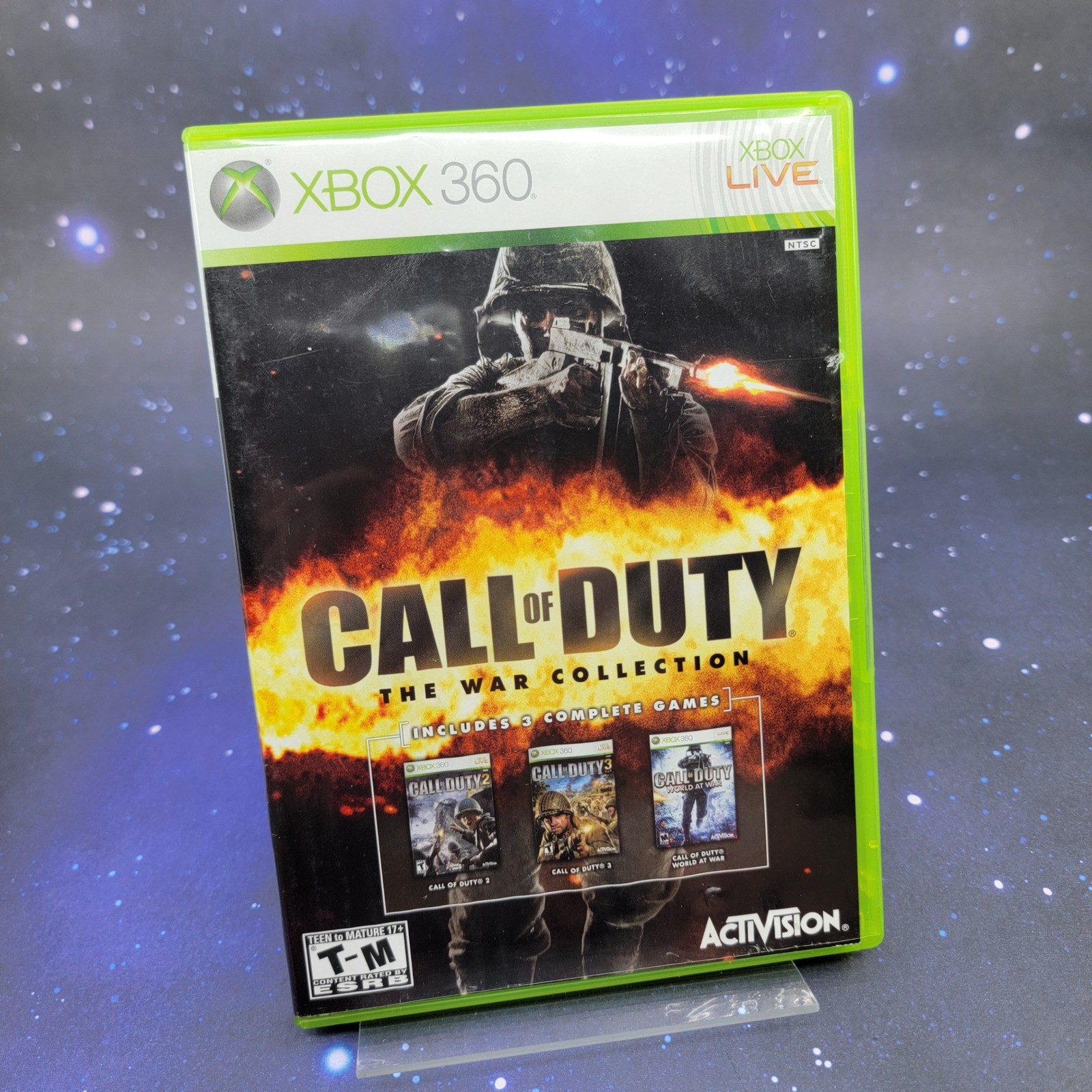 Call of Duty The War Collection Xbox 360 COD 2 3 World at War Activision Bundle