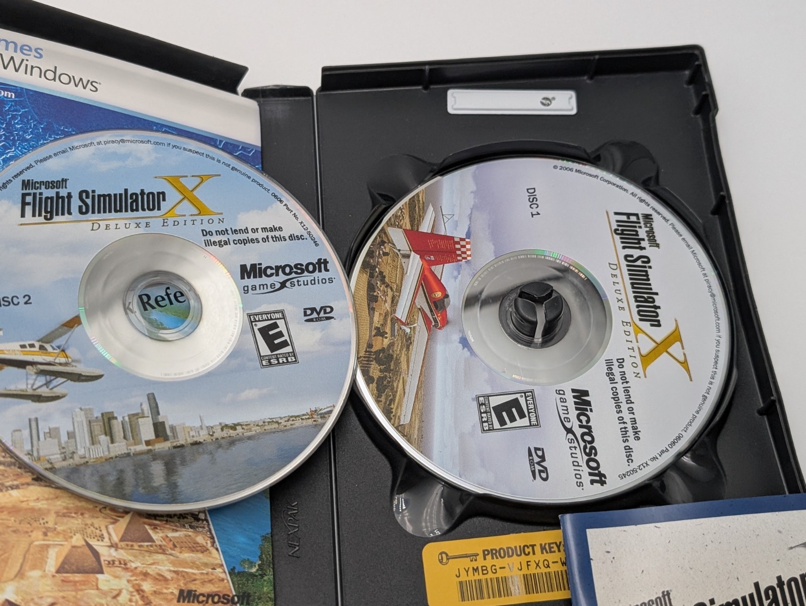 Microsoft Flight Simulator X: Deluxe Edition (PC, 2006) Complete w/ Product Key