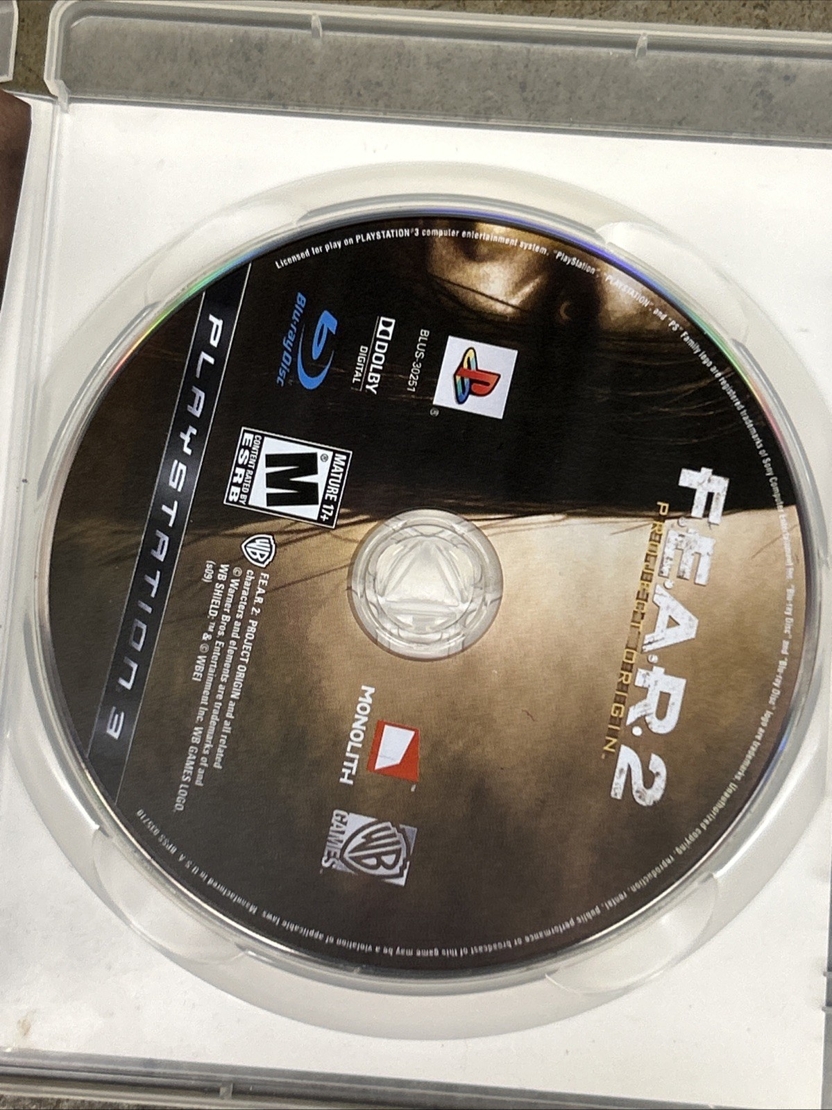 Project Origin: Fear 2 – Sony PlayStation 3 Complete CIB Tested Works