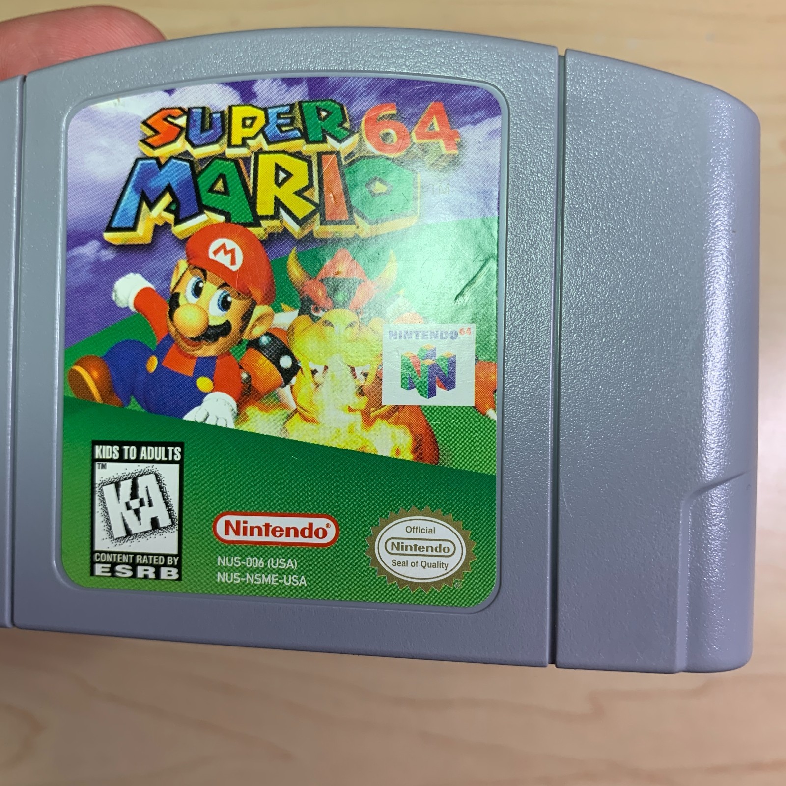 Super Mario 64 N64 Authentic OEM Tested Minty Clean Working Cart Nintendo