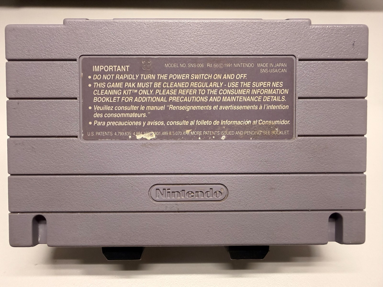 Super Mario World SNES Authentic Tested Working Good Battery Cartridge Only
