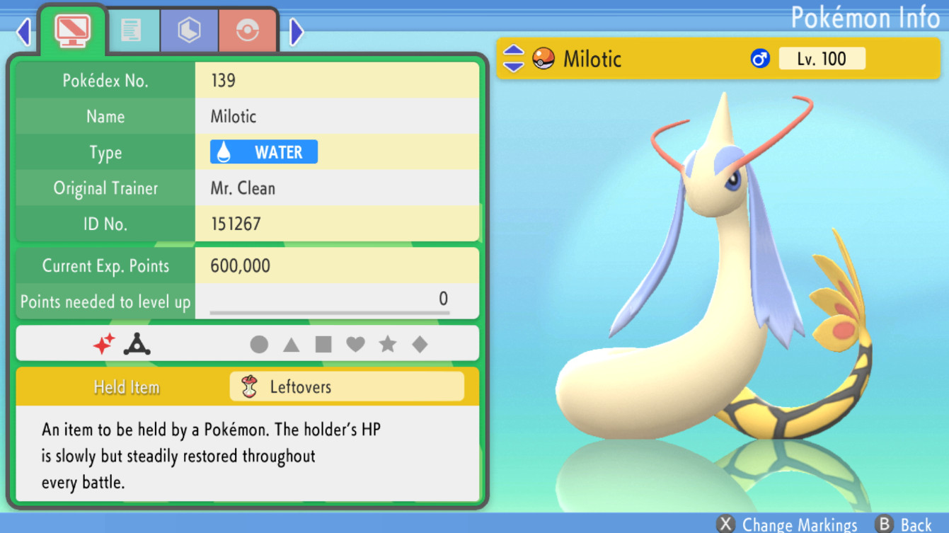 6IV 🌟SHINY🌟 MILOTIC | POKEMON BRILLIANT DIAMOND & SHINING PEARL BDSP