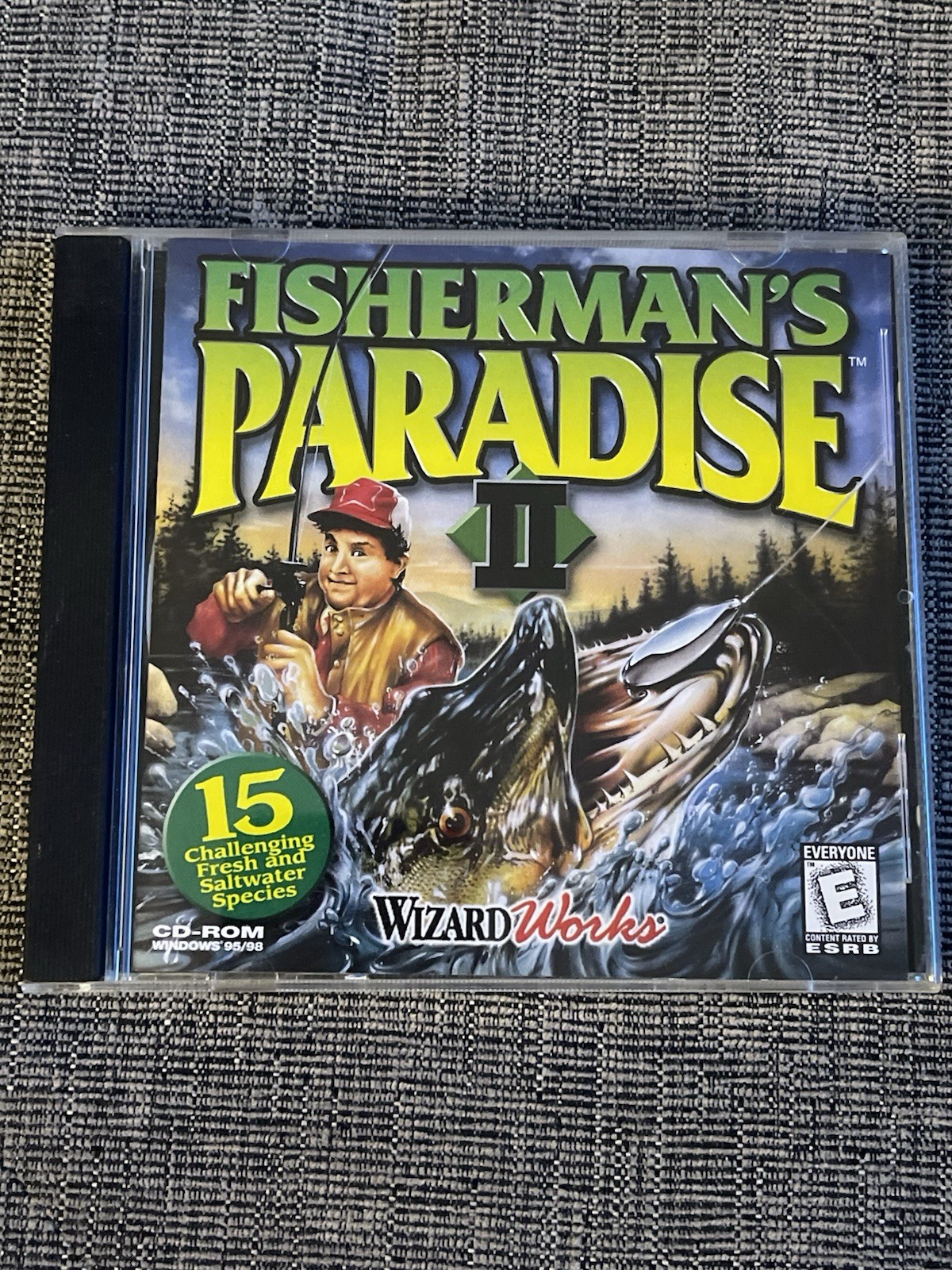 Fisherman’s Paradise II PC CD-ROM Game – WizardWorks – Classic Fishing Sim!
