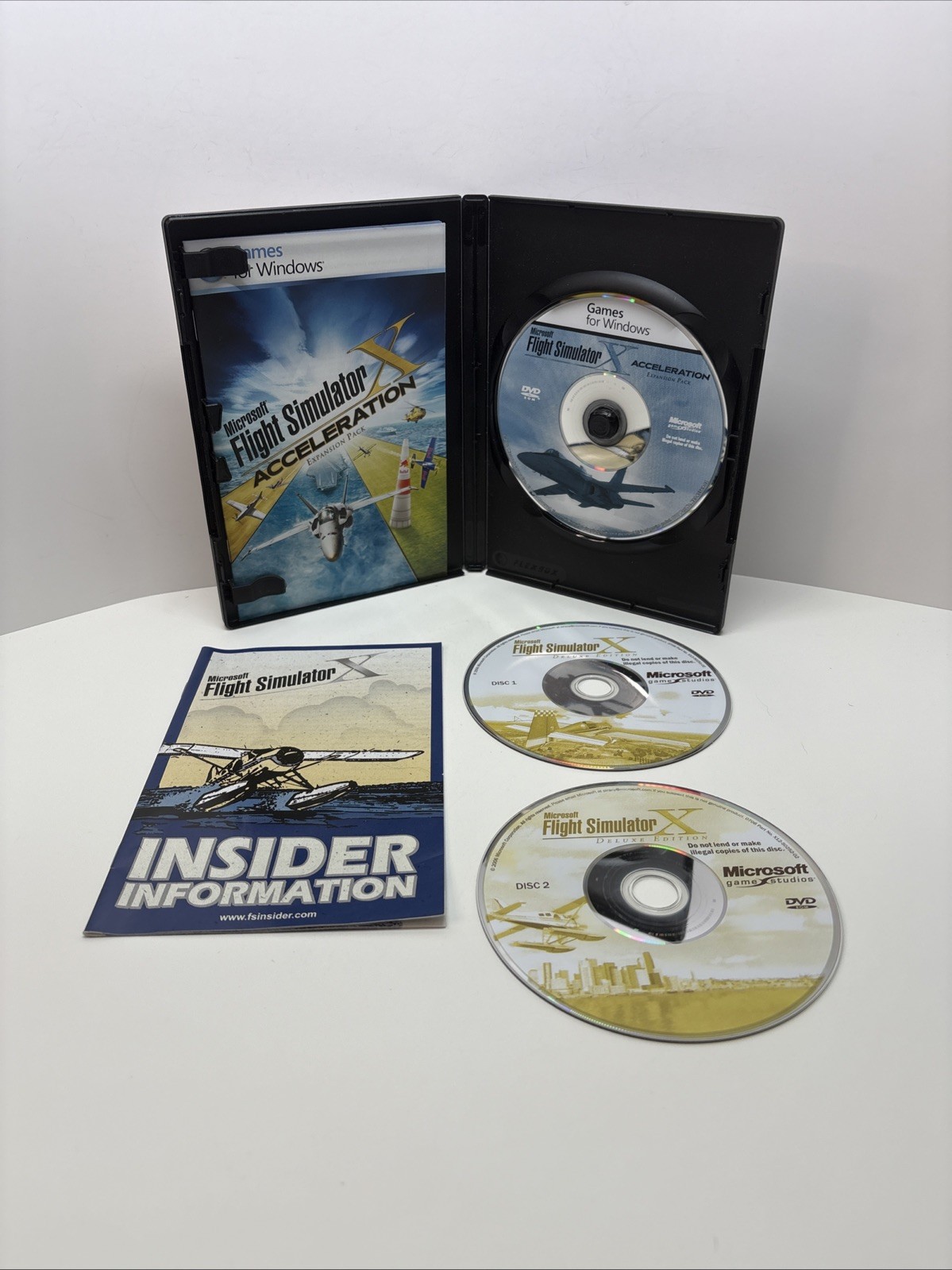 Microsoft Flight Simulator X Gold Edition PC Windows w/Acceleration Expansion
