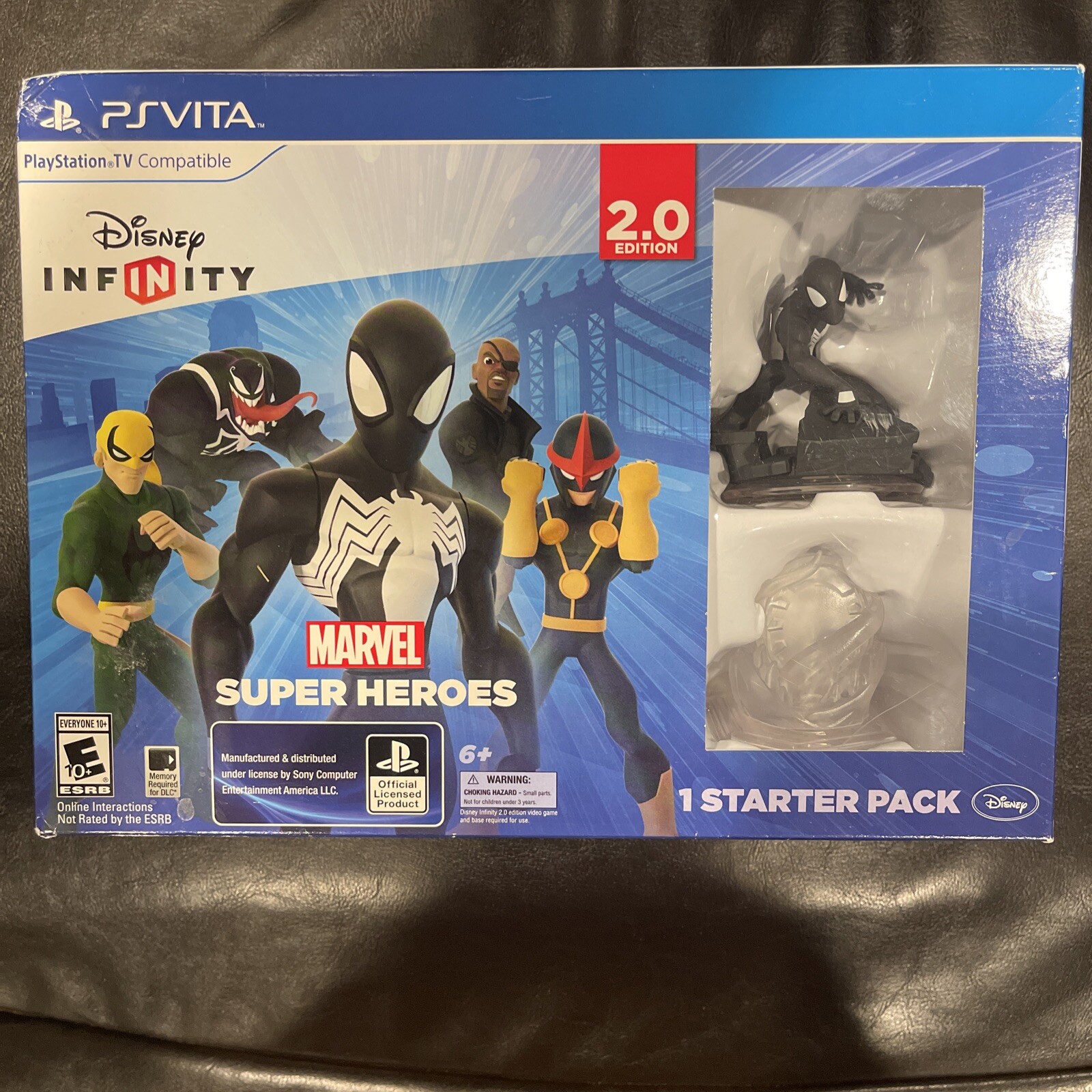 Disney Infinity 2.0 Starter Pack Sony PlayStation PS Vita Sealed w/ Black Spidey
