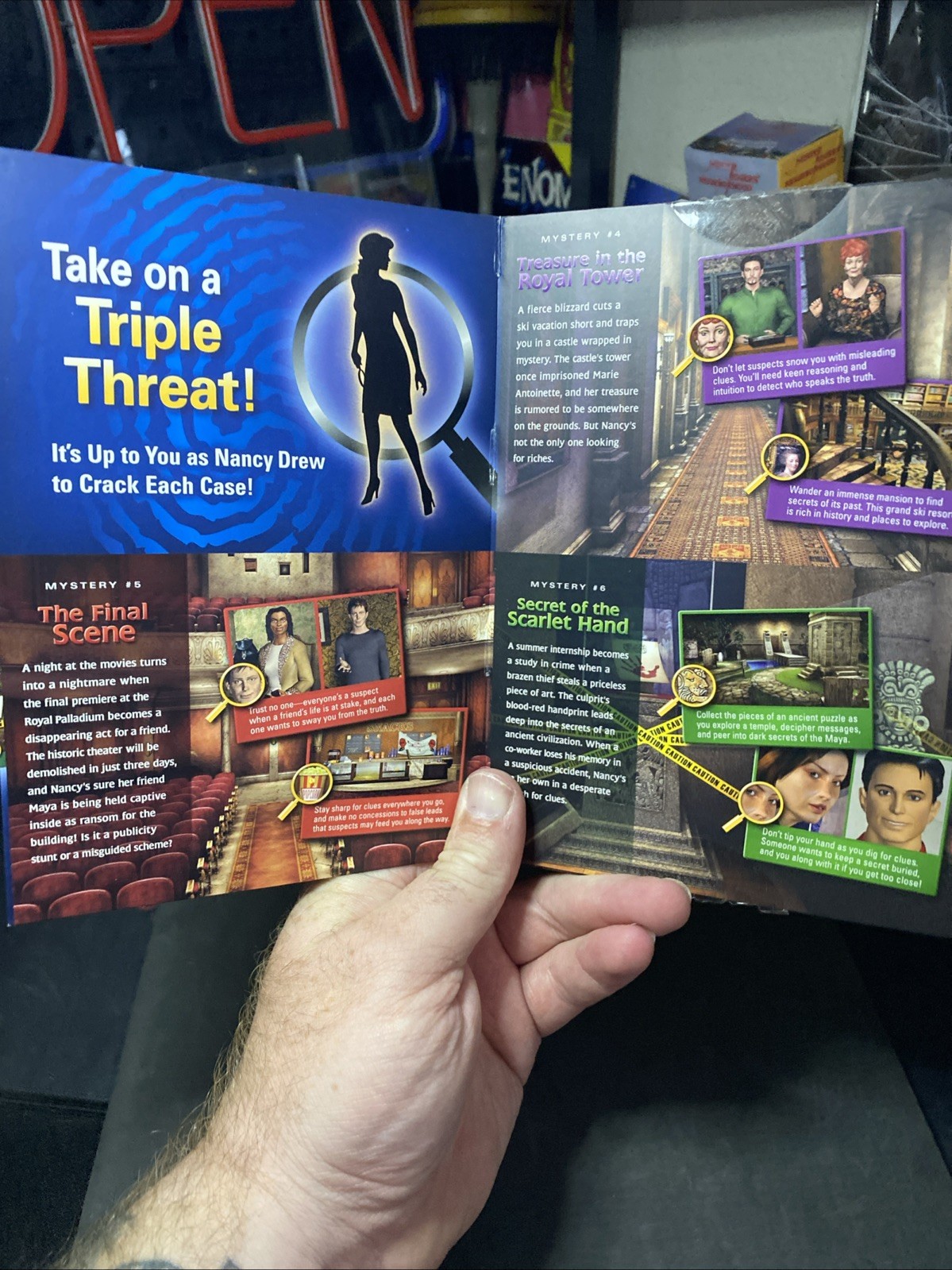 Nancy Drew Triple Threat 2 – Windows (Games number 4,5, and 6)