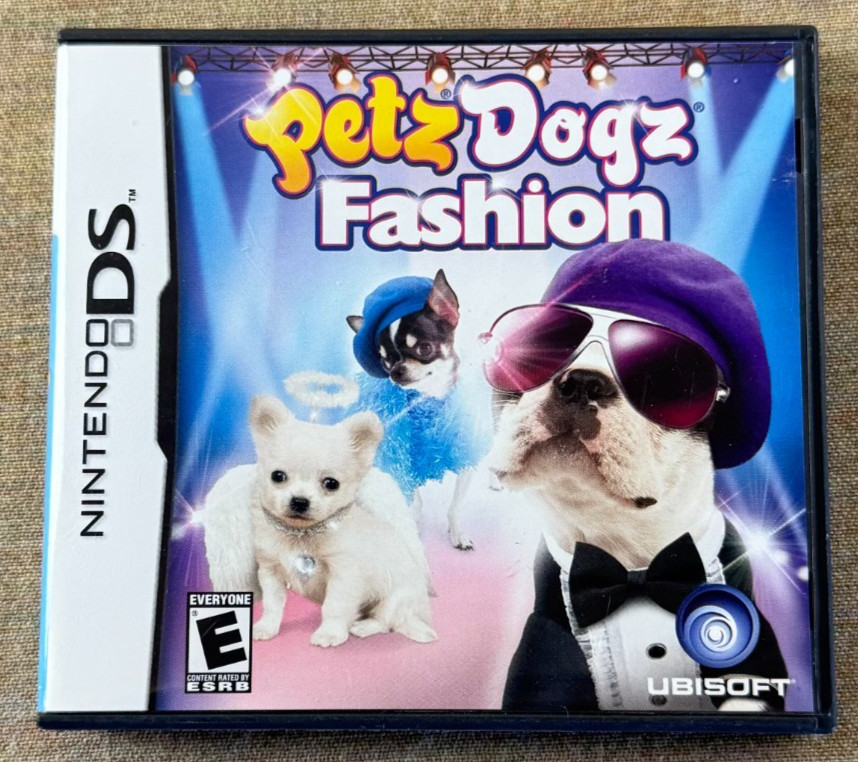 Petz Dogz Fashion (Nintendo DS, 2009) – Complete in Box – Tested & Authentic