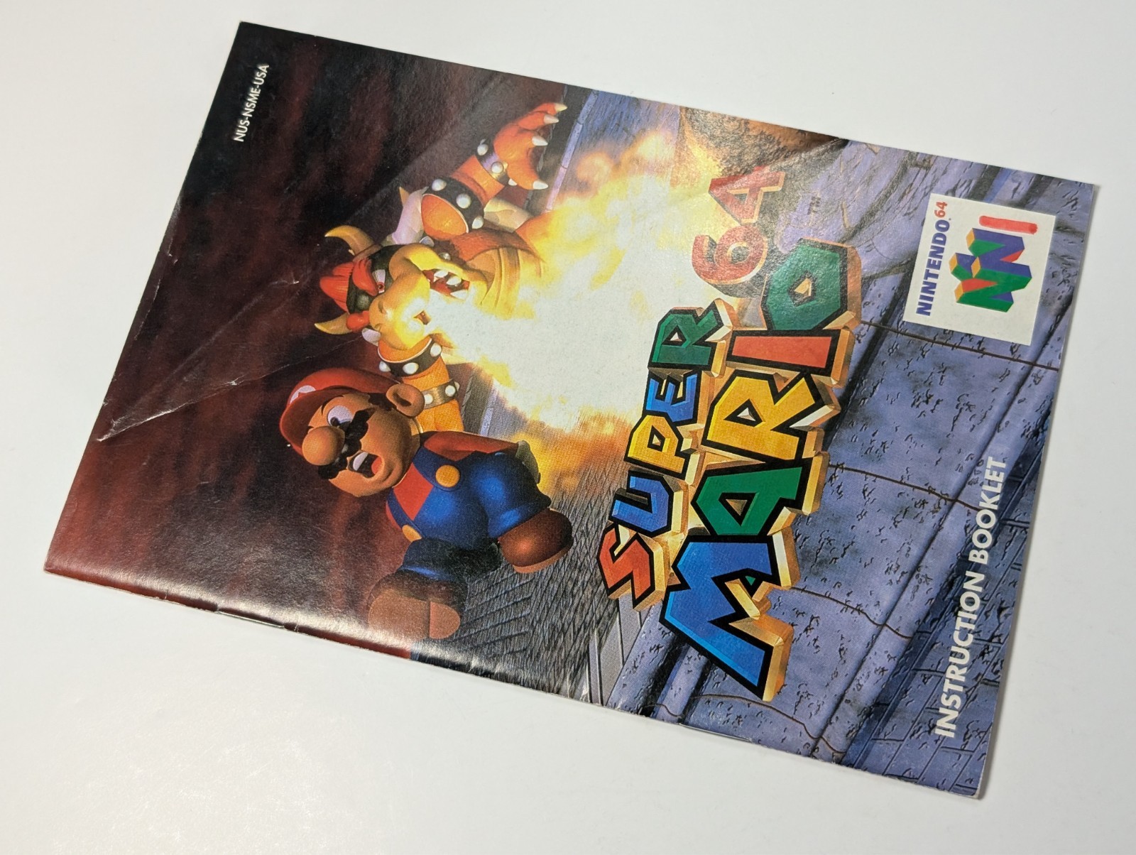 Super Mario 64 (worn) Nintendo 64 with manual authentic