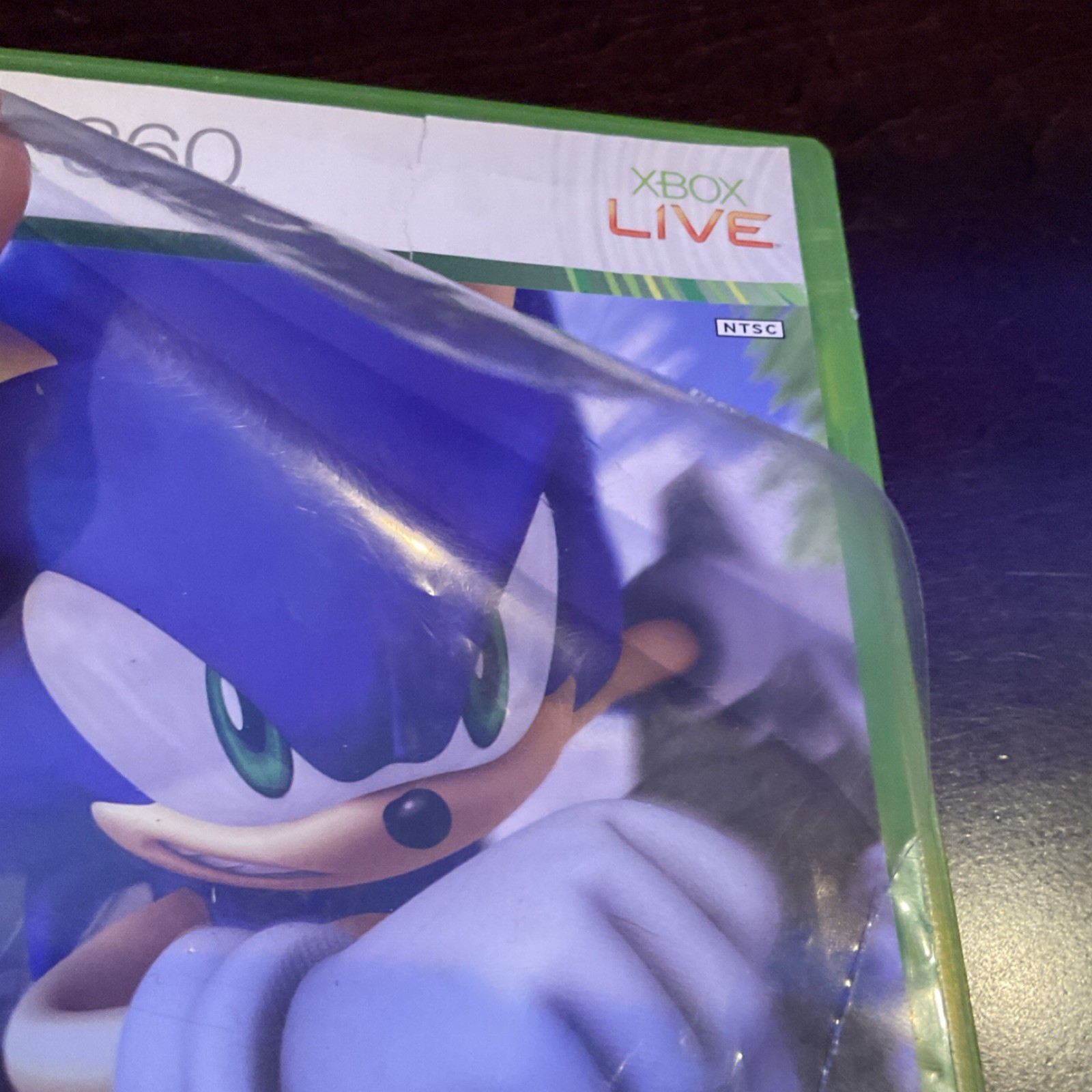 SEGA Sonic the Hedgehog Xbox 360 no game