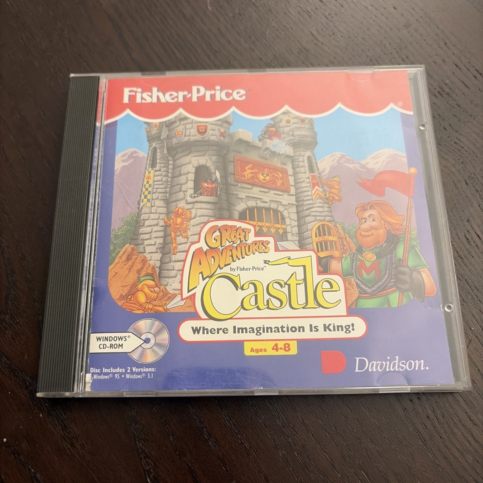 Great Adventures Castle PC CD Rom Ages 4-7 Fisher Price Vtg