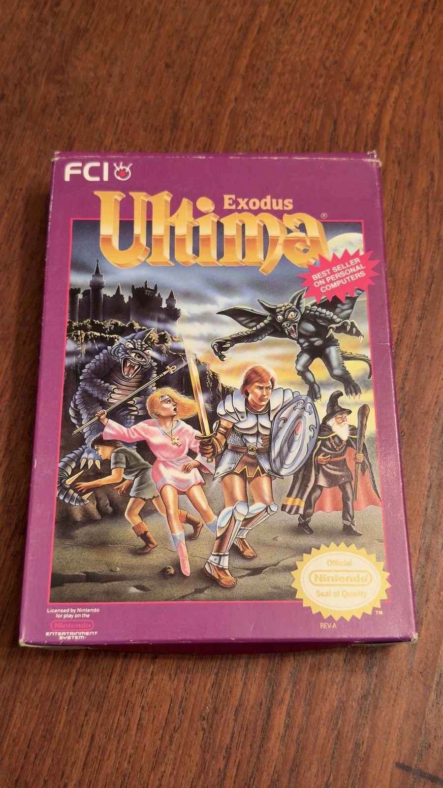 Ultima: Exodus (Nintendo NES) Complete – Tested – Authentic