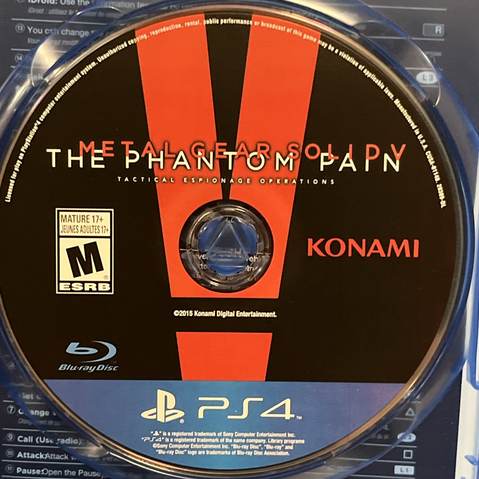 Metal Gear Solid V: Ground Zeroes & The Phantom Pain (Day One Edition) CIB