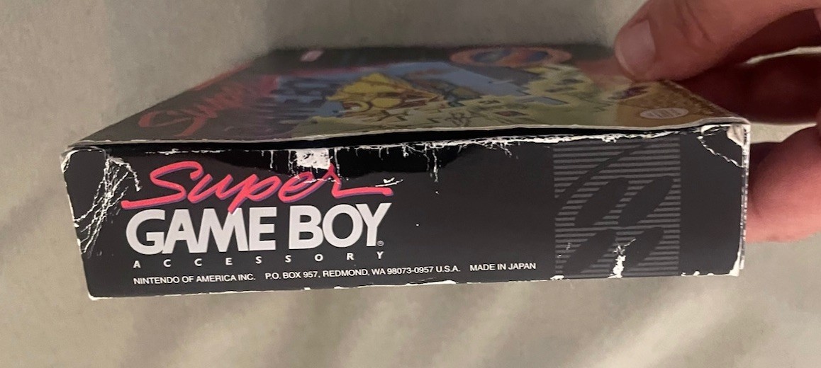 Super GameBoy Accessory (Super Nintendo SNES) IN BOX RARE – VG Cart No Manual