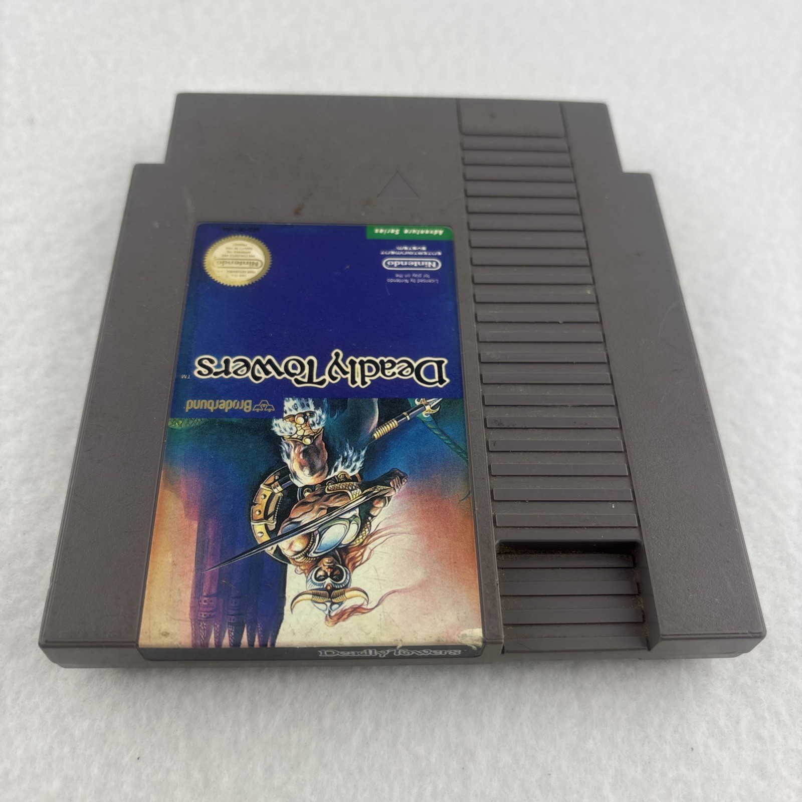 Deadly Towers NES Nintendo – 5 Screw Cartridge – Tested Working – Brøderbund