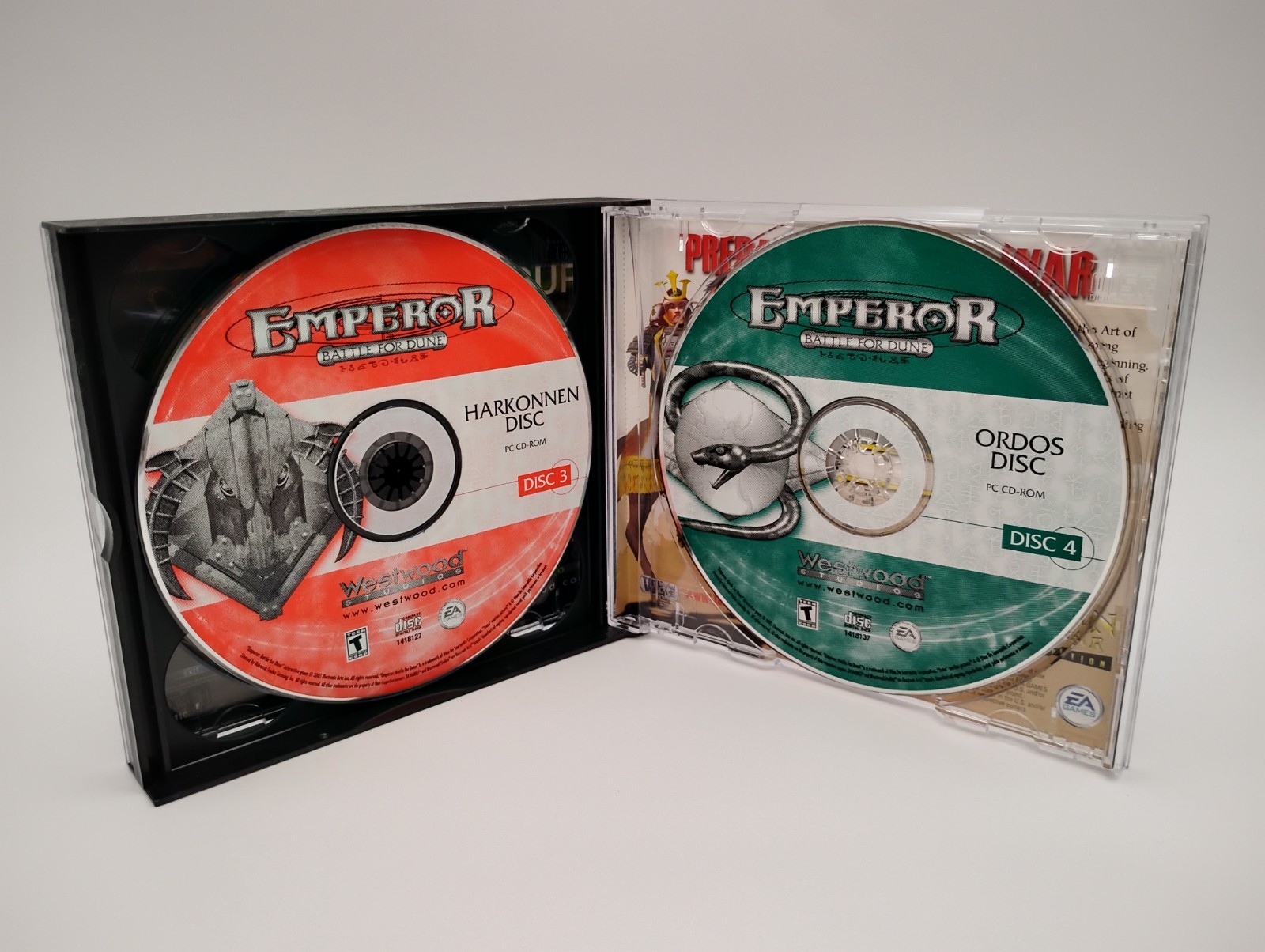 Emperor: Battle for Dune (2001 PC) – Westwood Studio – Manual Included