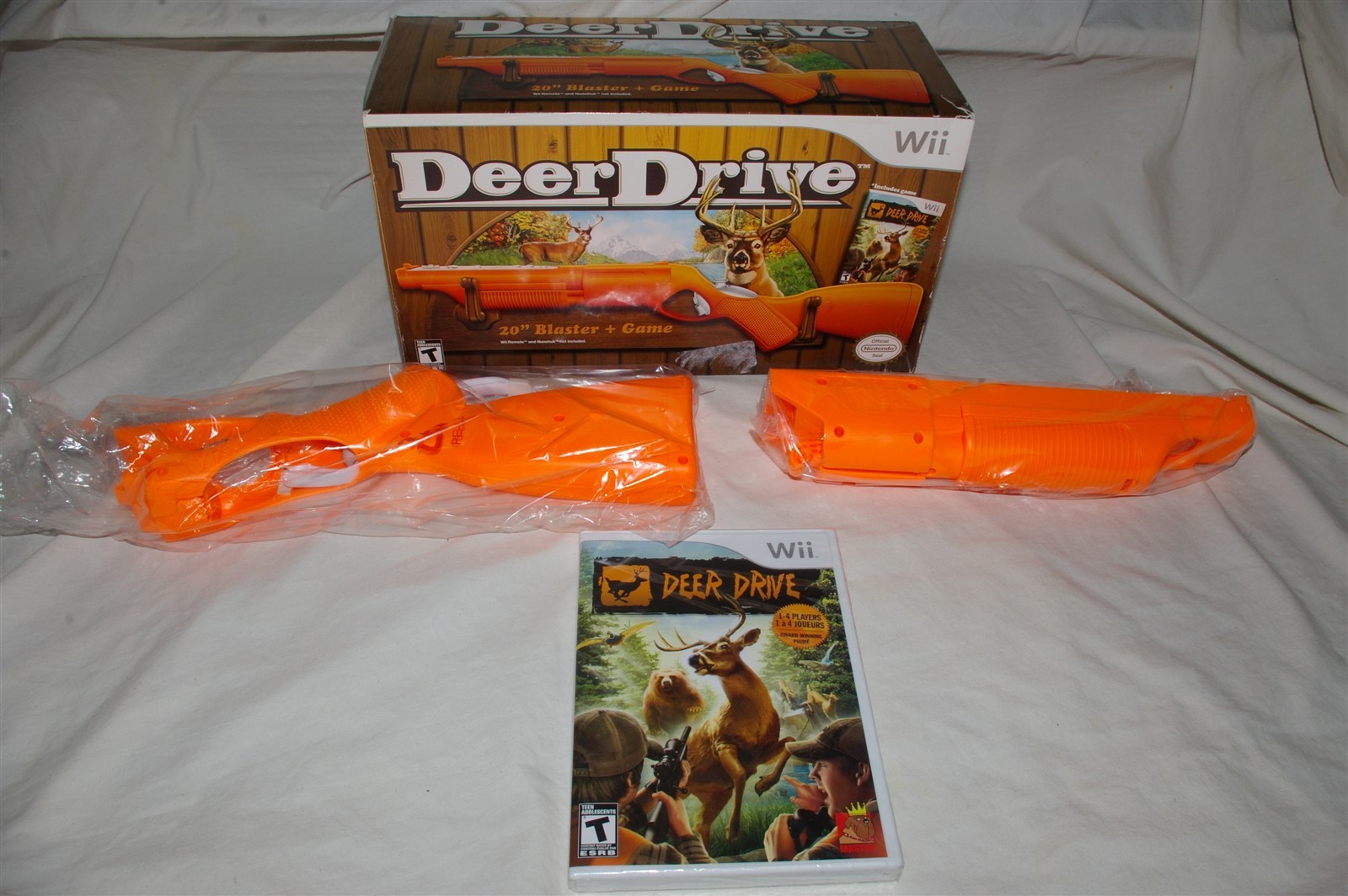Deer Drive with 20″ Blaster Gun Rifle Bundle (Nintendo Wii, 2007)