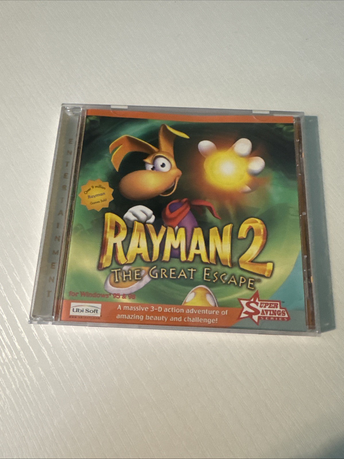 Rayman 2: The Great Escape PC Game Ubi Soft 2001 Near Mint