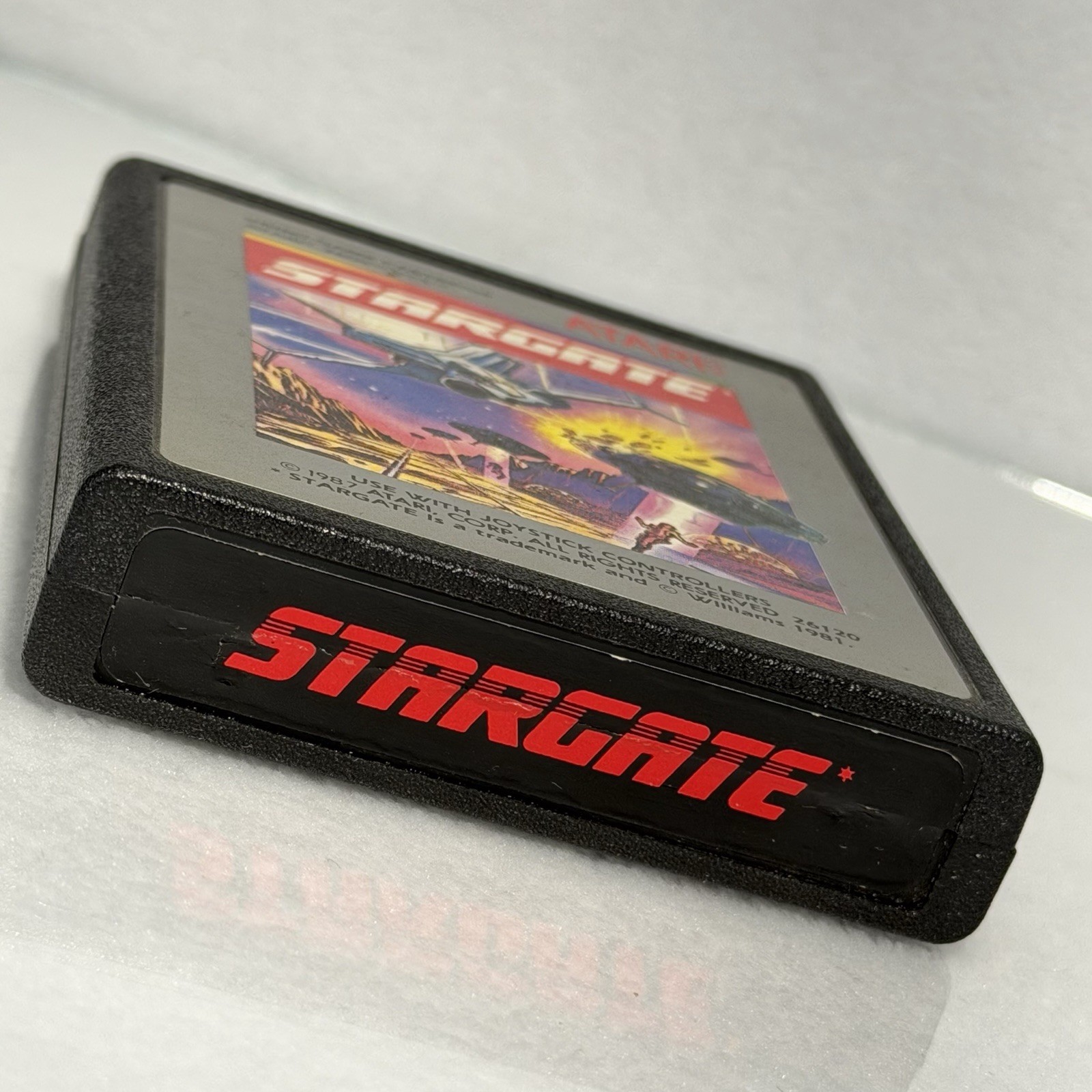 Stargate⭐️CLEAN Working +Manual⭐️Atari 2600 Original Authentic