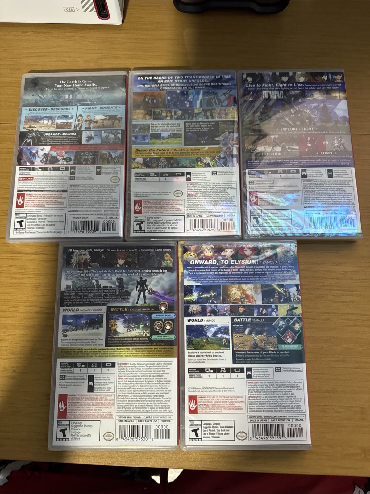 NEW Sealed Xenoblade Chronicles Definitive Edition 2 Torna 3 & X – Lot 5 Switch