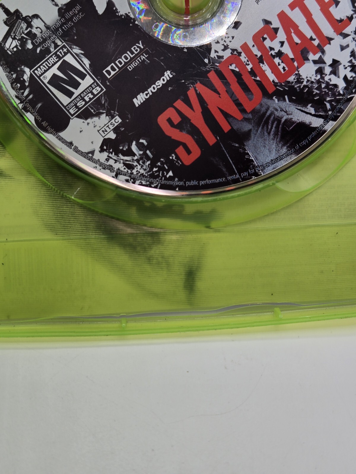 Syndicate – Microsoft Xbox 360 ⚠️Case Damage⚠️