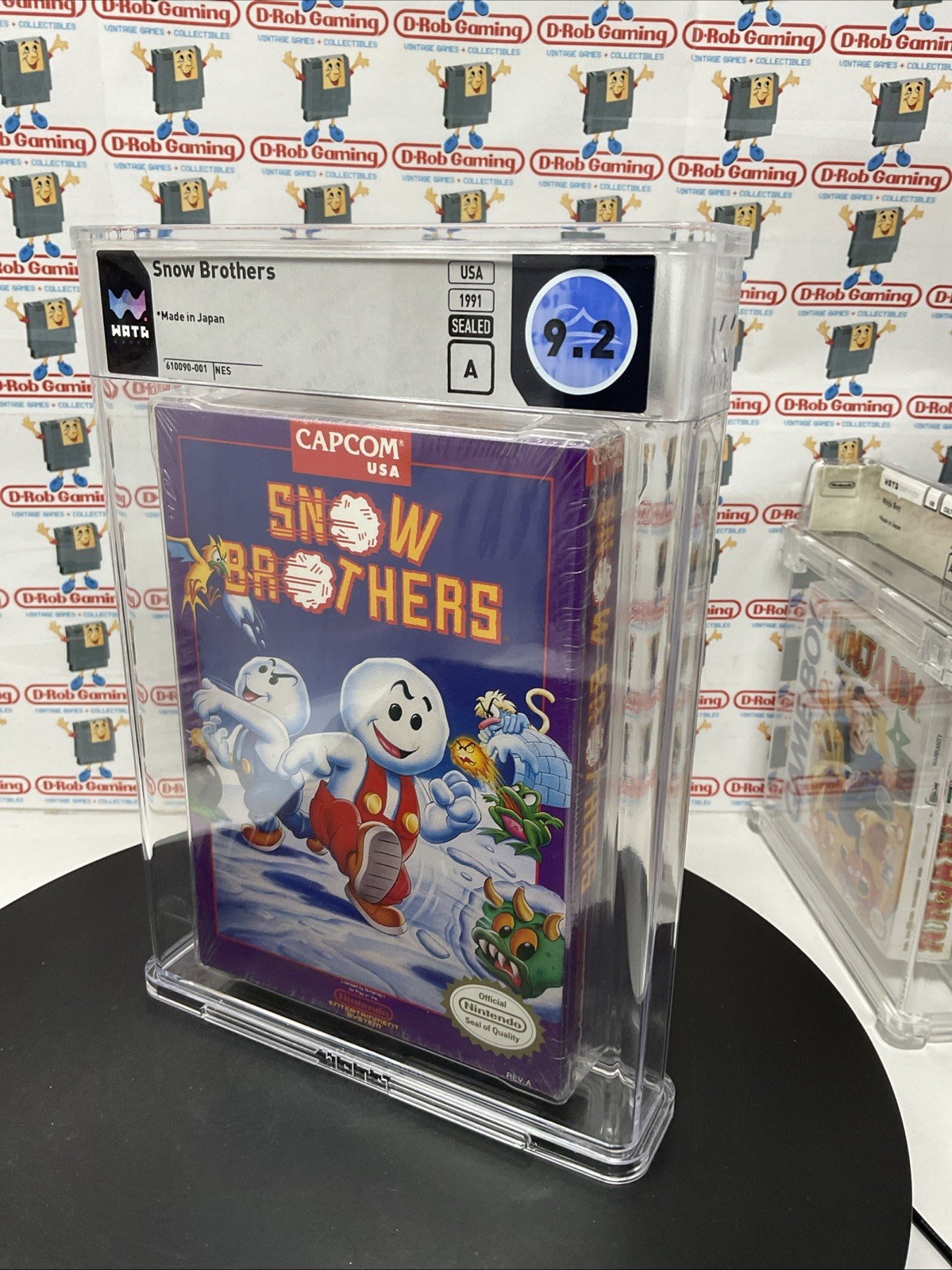 Snow Brothers Bros Sealed VGA WATA Nintendo NES HIGHEST Pop 2 💥 Capcom Mega Man