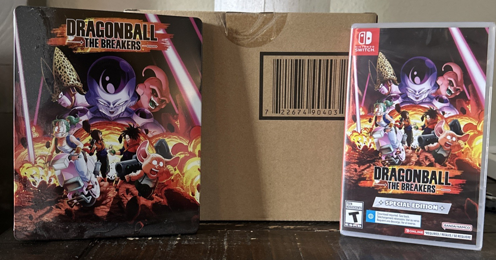 Dragon Ball The Breakers Limited Edition Nintendo Switch Sealed New Cell Shell