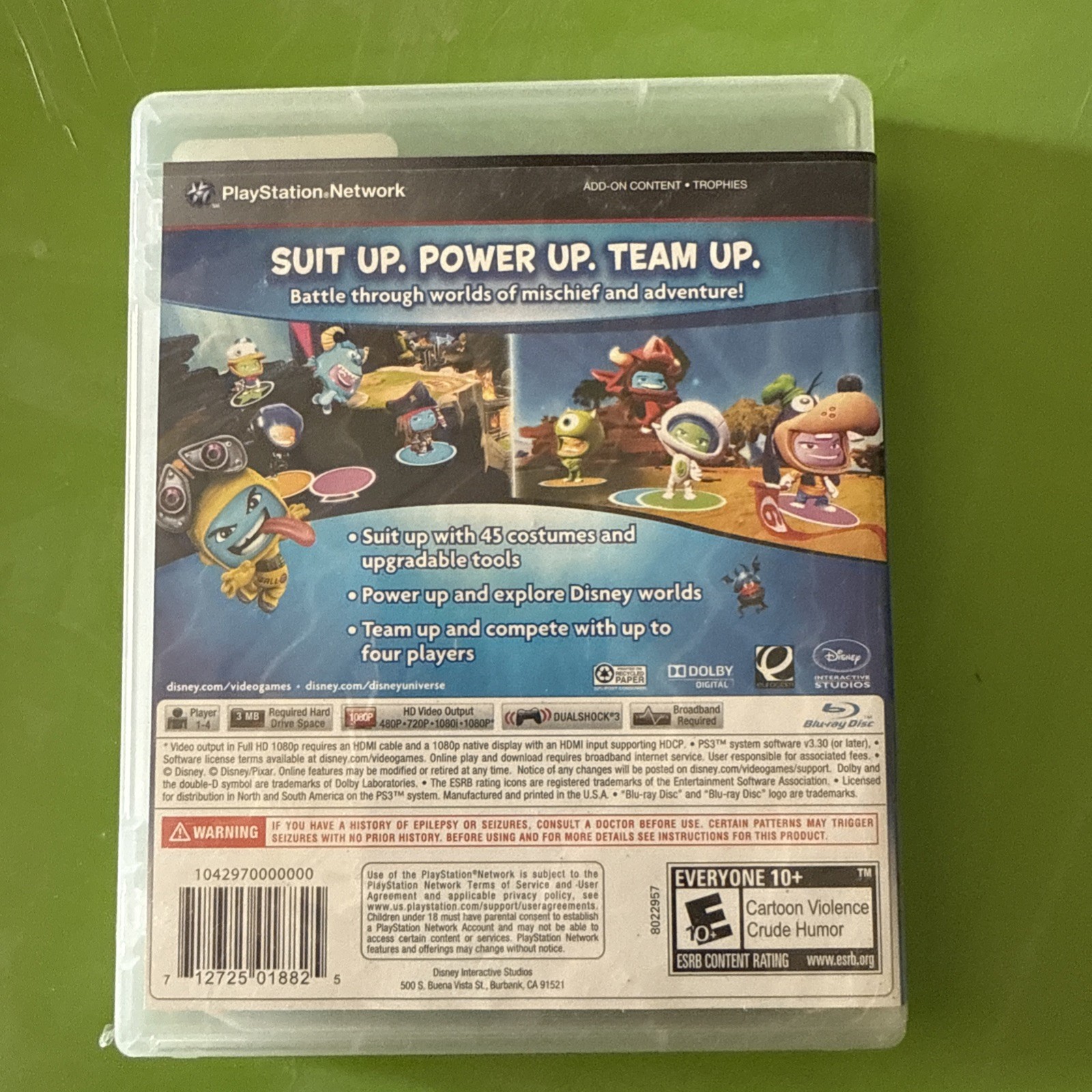Disney Universe Sony PlayStation 3 PS3 Game Adventure 1-4 Player Fun Complete