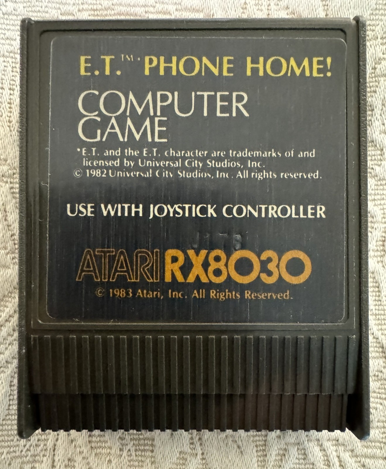 ET Phone Home Atari Game Cartridge (400/800/XL/XE) RX8030 with Game Instructions