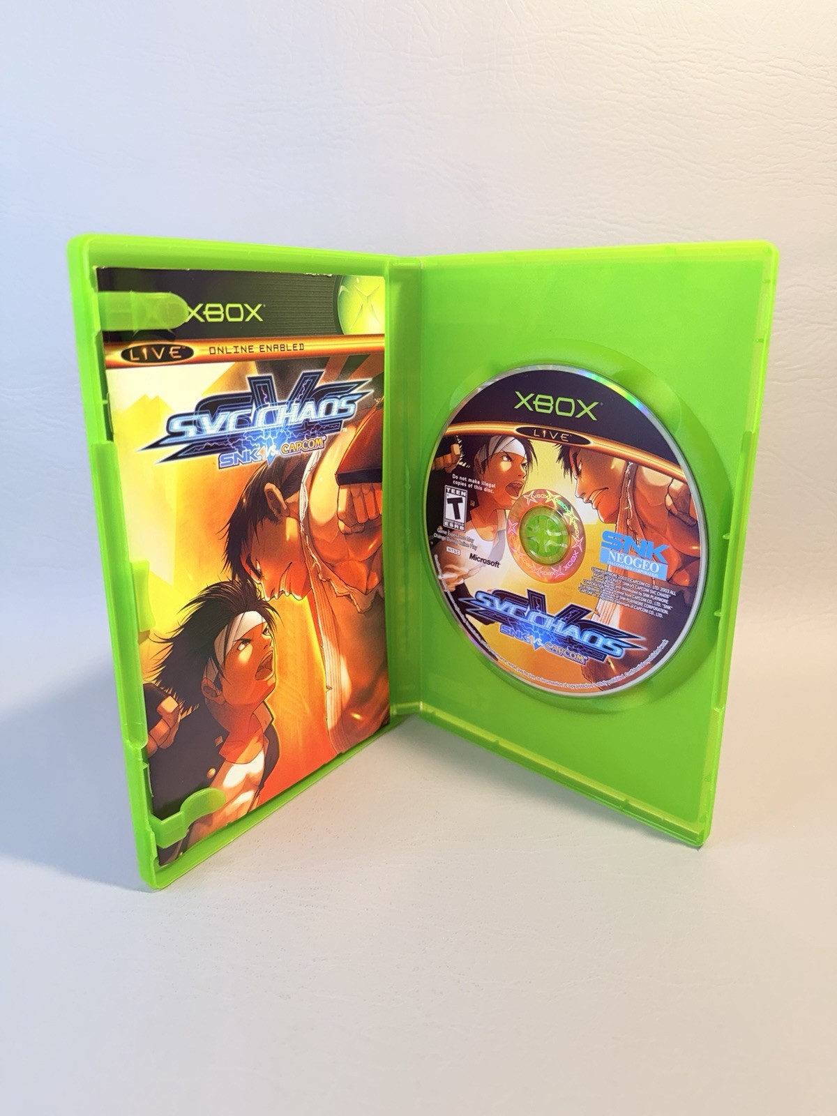 SNK vs. Capcom: SVC Chaos (Microsoft Xbox, 2003) CIB – Immaculate – 1Y Warranty
