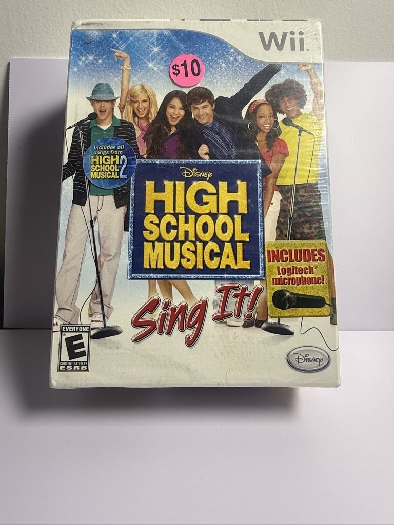 High School Musical Sing It! With Microphone Nintendo Wii Wii Complete + Manual