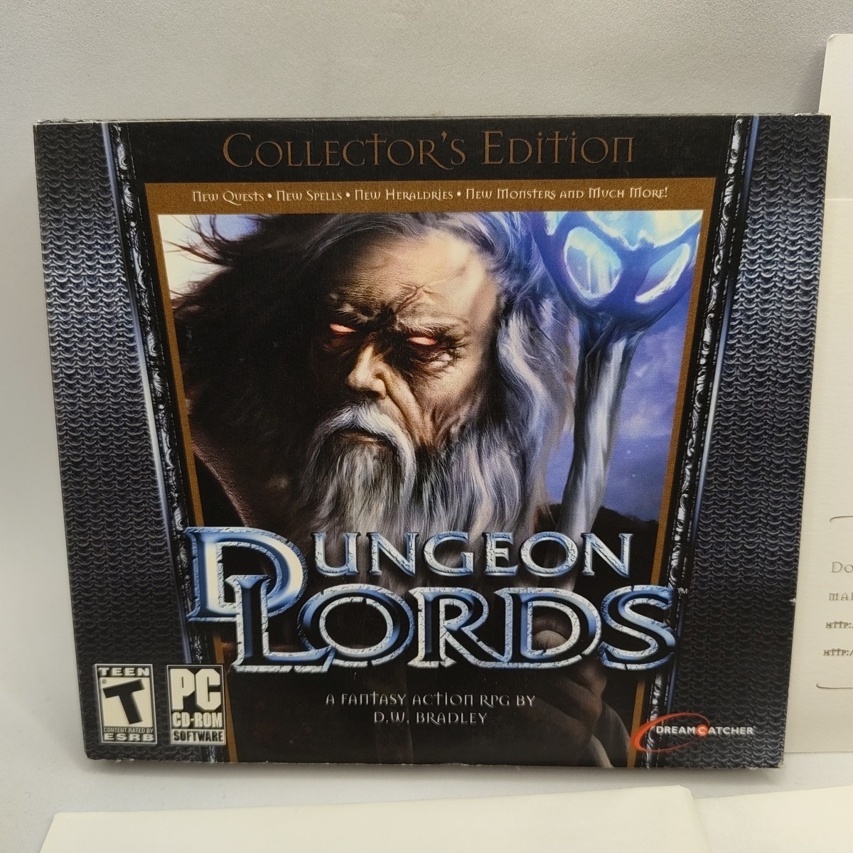 Dungeon Lords Collectors Edition Windows PC CD-Rom Video Games Fantasy 3 Disc
