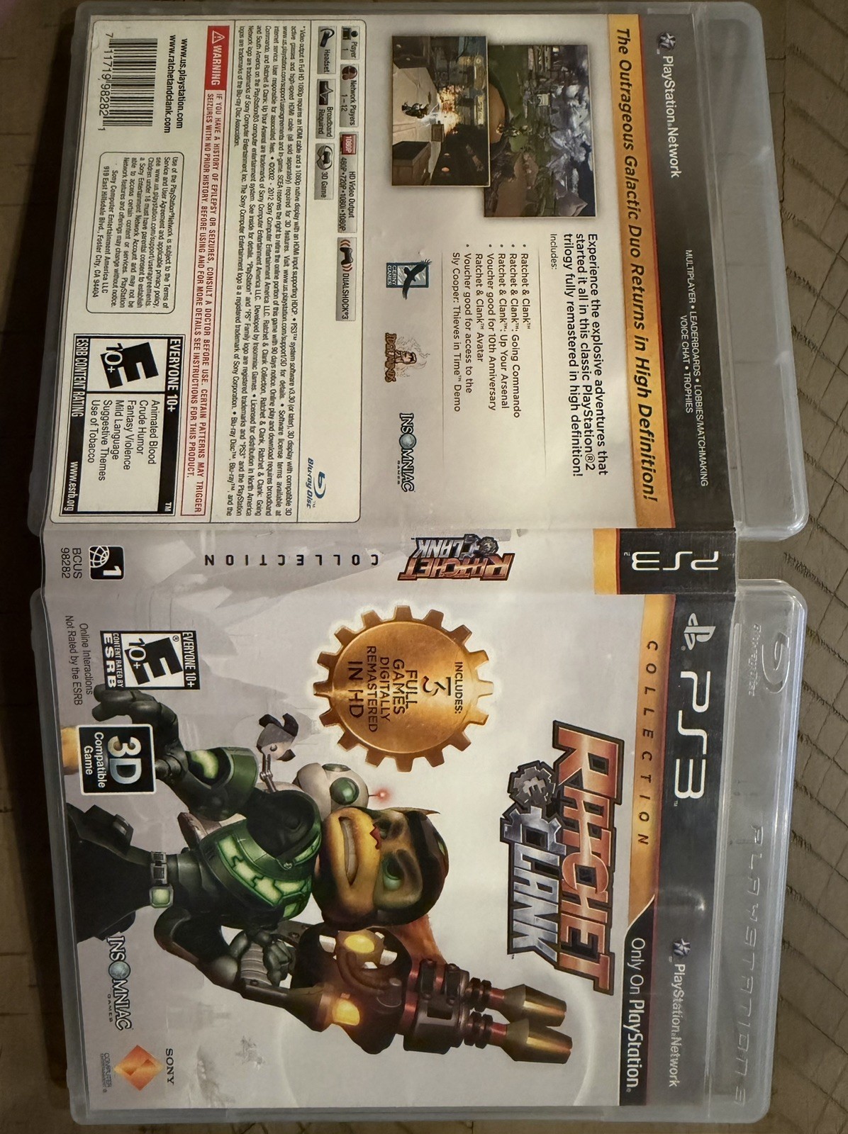 Ratchet & Clank Collection; Insert Included (Sony PlayStation 3, 2012)