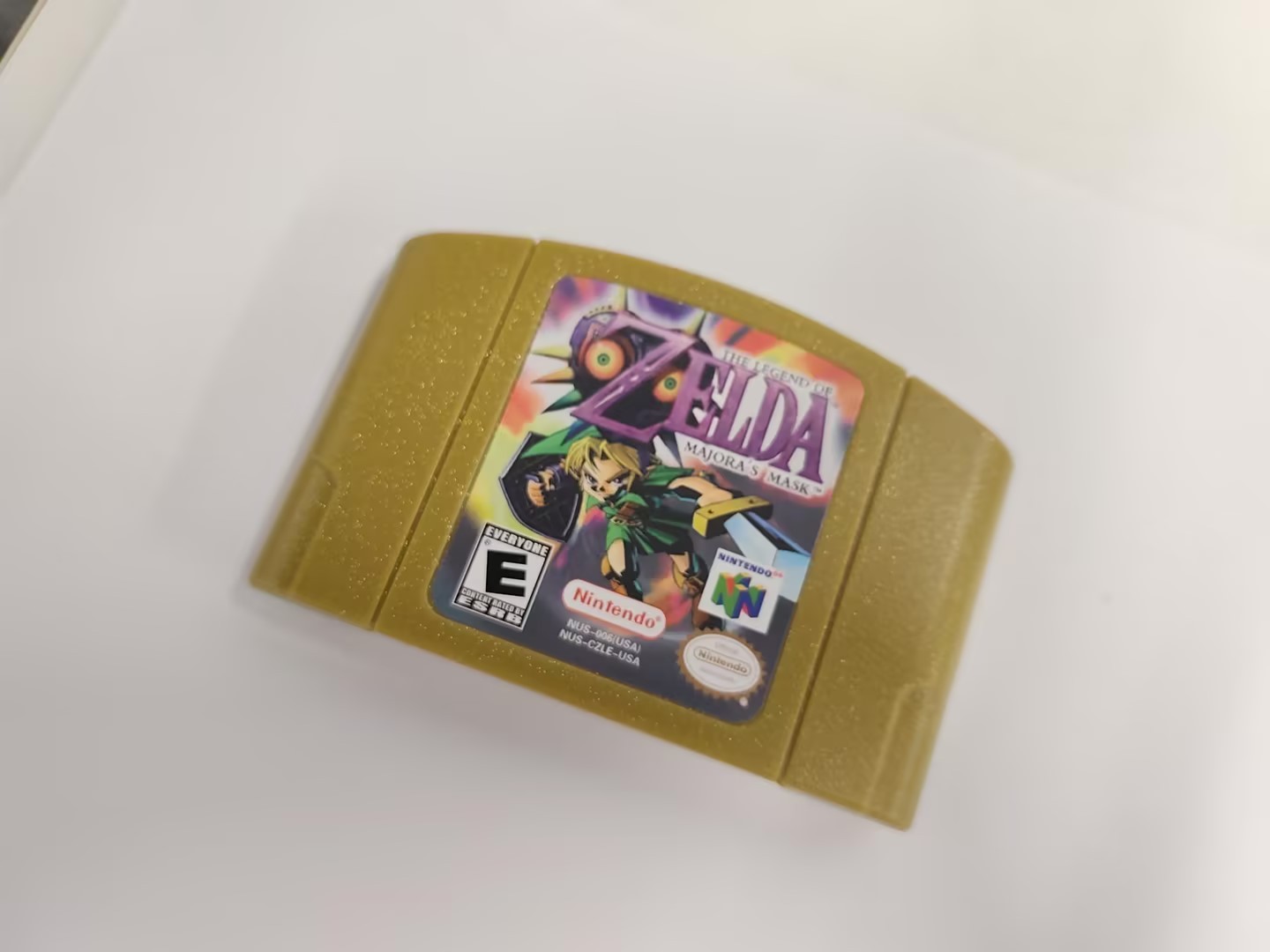 Legend of Zelda Majora’s Mask Nintendo 64 N64 Holographic Collector’s Edition