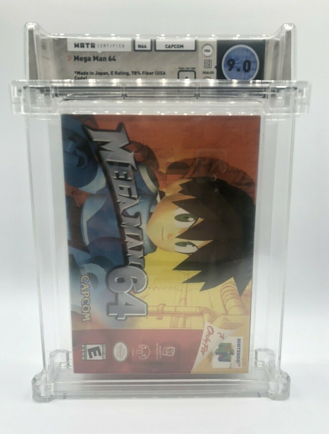 Mega Man 64 WATA 9.0 sealed New Nintendo 64 N64 1st Print 3D