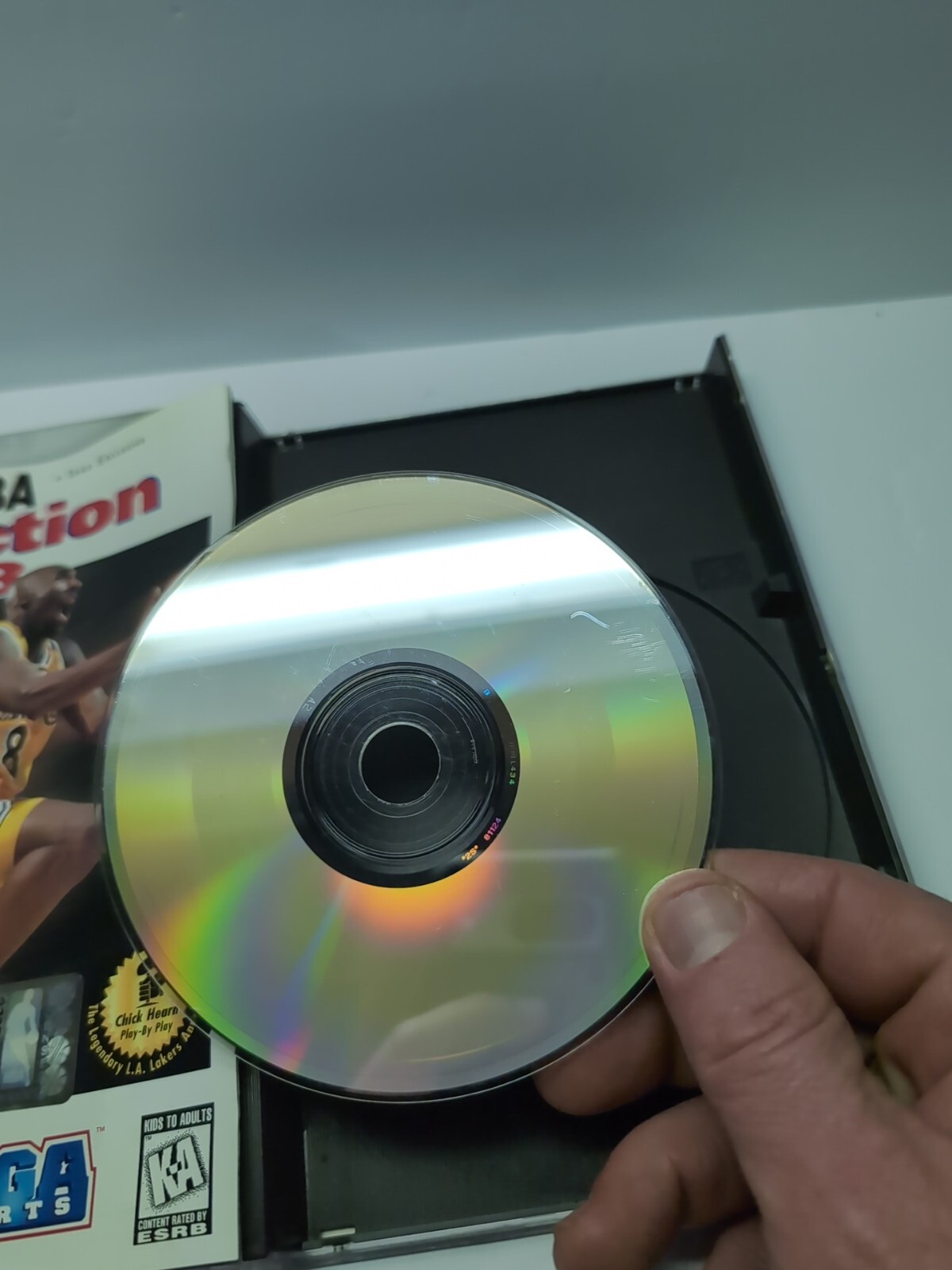 NBA Action 98 (Sega Saturn) Complete CIB TESTED AUTHENTIC KOBE FAST