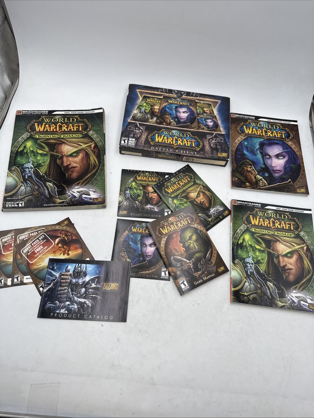 World of Warcraft: Battle Chest Windows/ Mac, PC 2007 Excellent CIB + Bonus Book