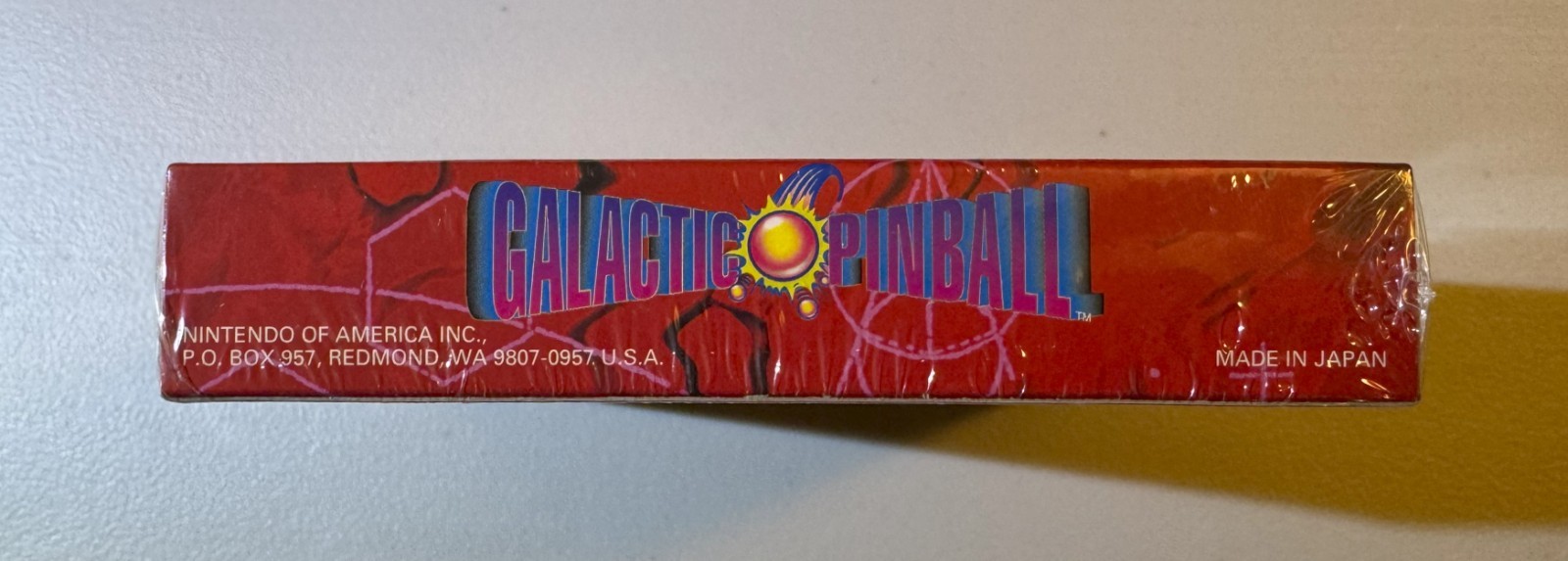 Galactic Pinball Nintendo Virtual Boy Brand New Factory Sealed – Collector Item