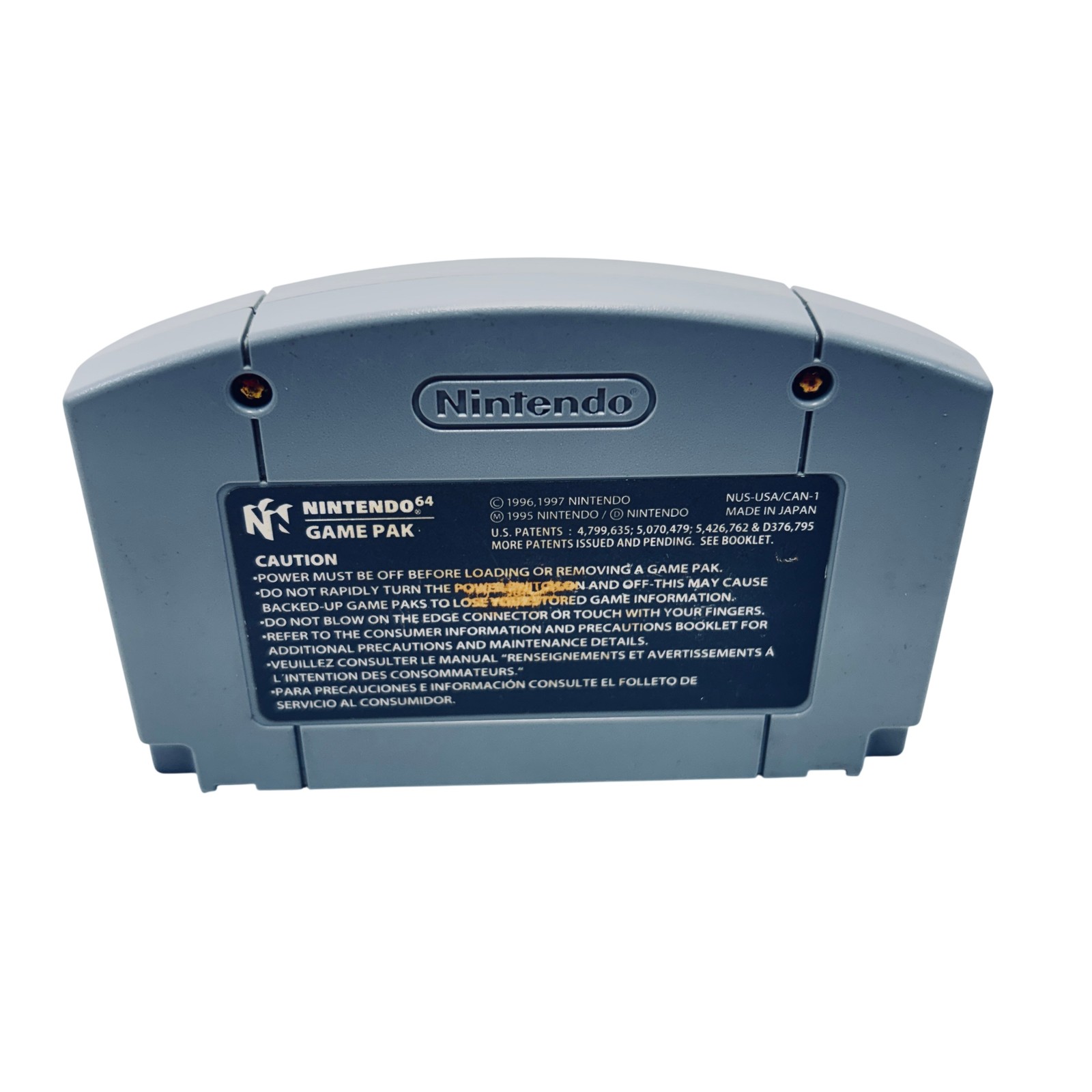Nintendo Super Mario 64 Nintendo 64 Game Cartridge NUS-006