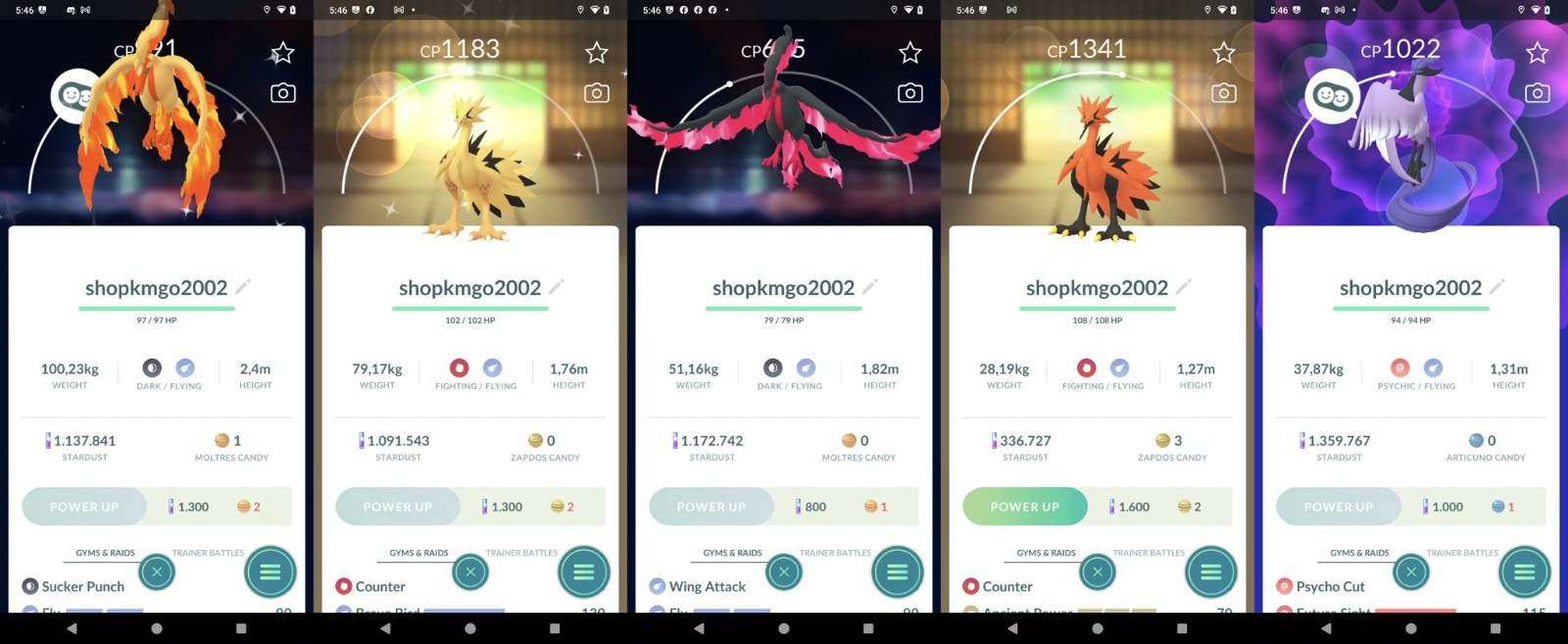 Pokémon Combo 5 PKM