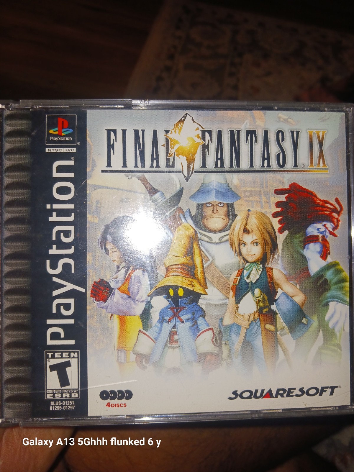 Final Fantasy IX 9 Black Label (Sony PlayStation 1, 2000) (CIB) TESTED!