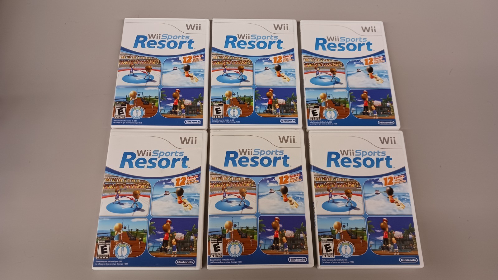 Lot of 6 Wii Sports Resort CIB
