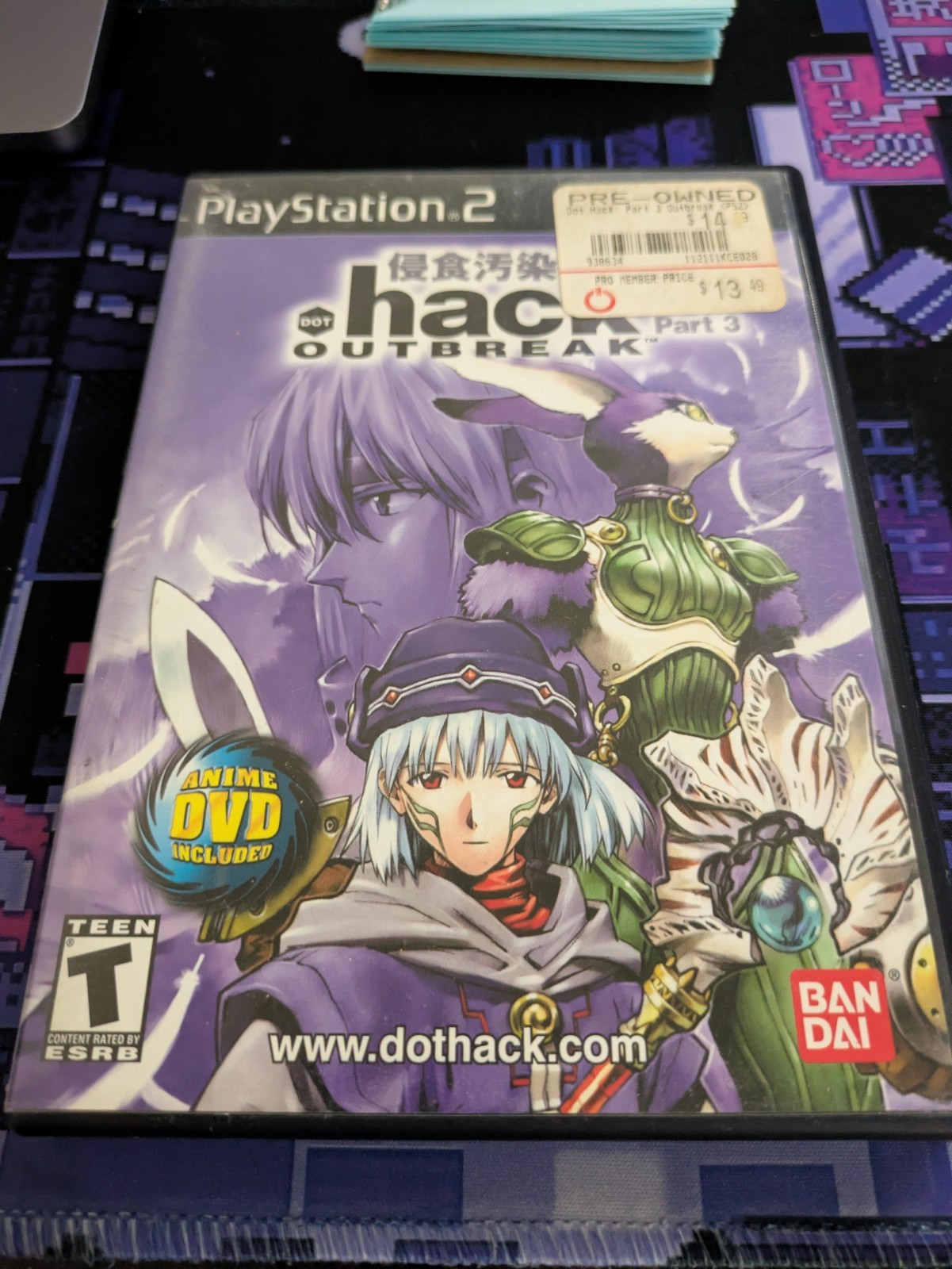 Bandai .hack Outbreak PS2 Complete w/ Manual NTSC-U/C T Role Playing
