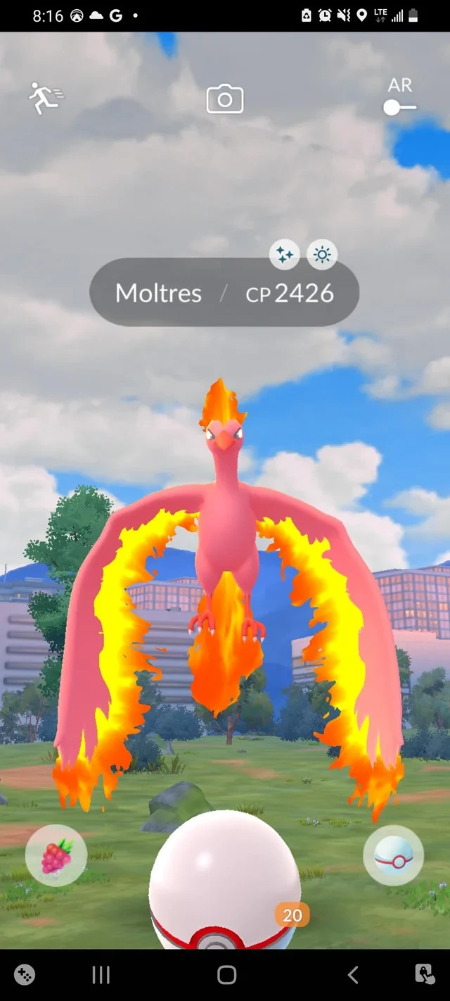 ⚔️ 1x Moltres Raid – Pokémon Go | Fast Delivery 🚀(Not Remote Raid!)