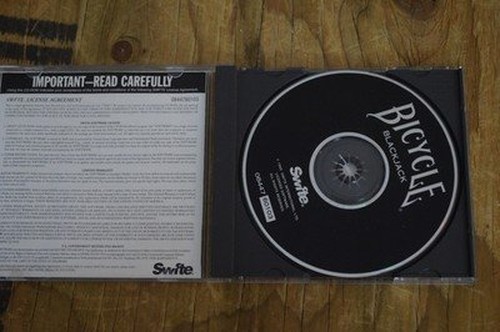 Swifte Bicycle Blackjack PC CD-ROM Game 1993 Windows MS-DOS SW447CD Complete CIB