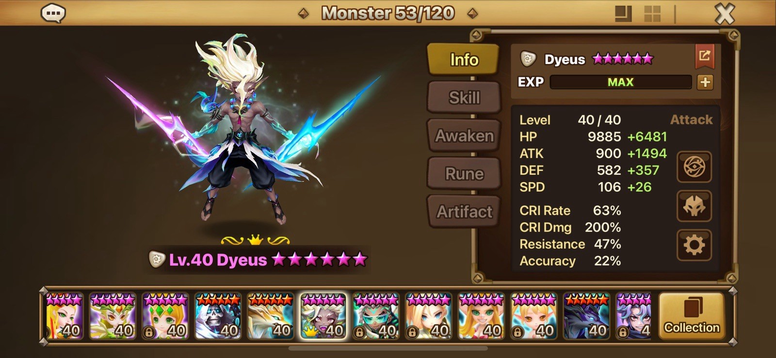 Summoners War LD Global Daniel + Dyeus!